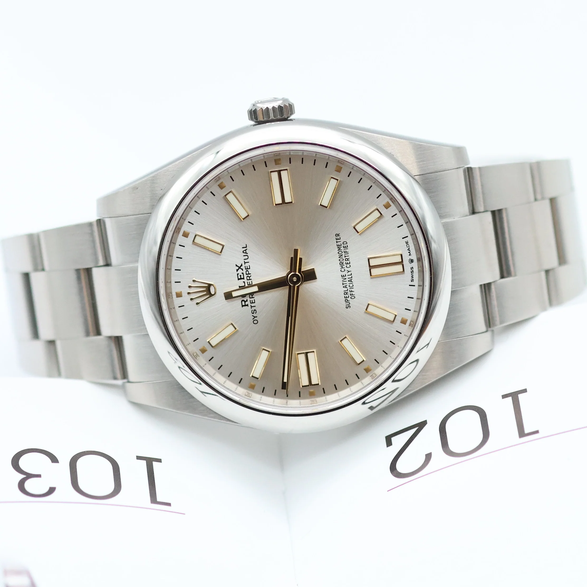 Rolex Oyster Perpetual 124300 - Silver Dial - Full set - Image 37