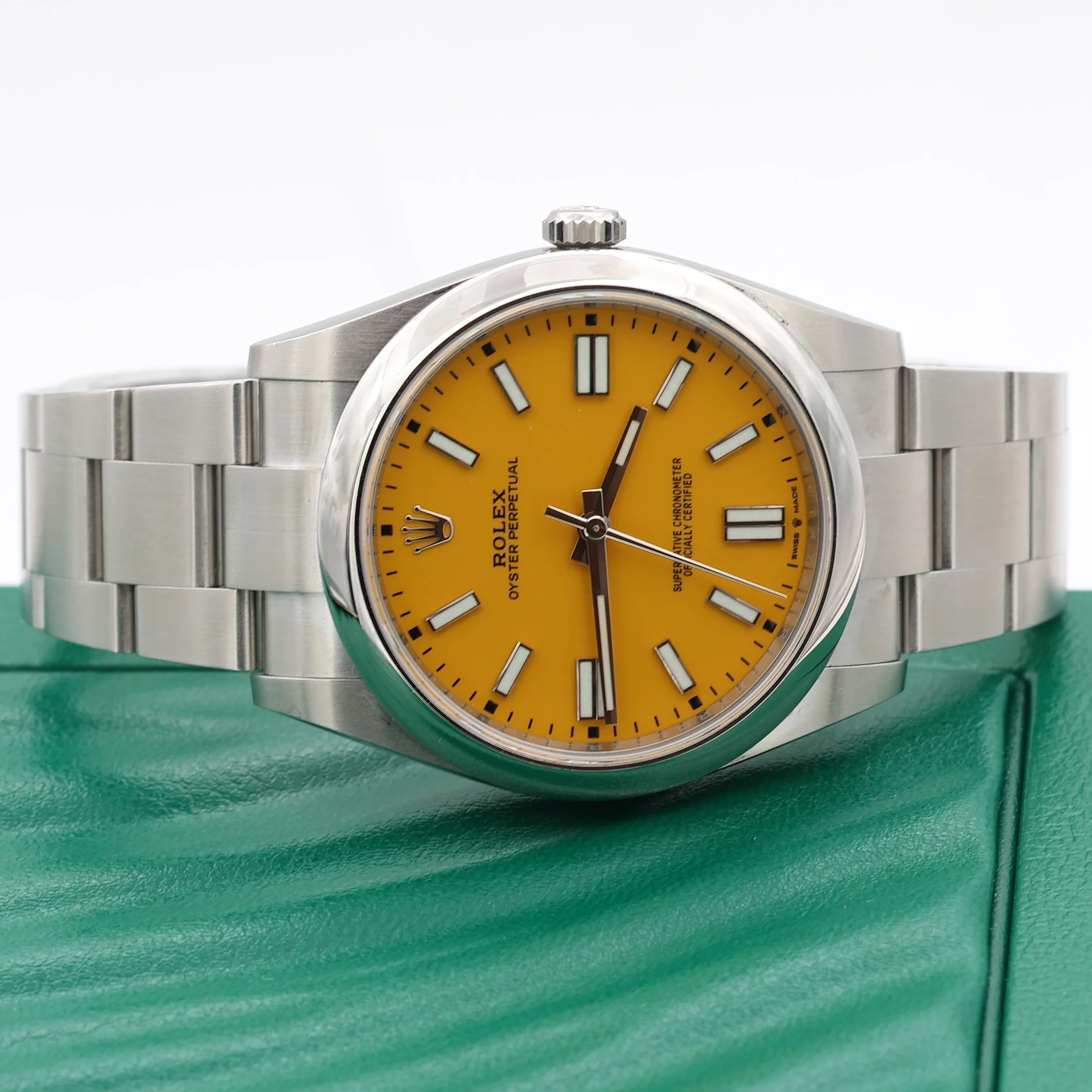 Rolex Oyster Perpetual 124300 - Yellow Dial - Full set - Image 13