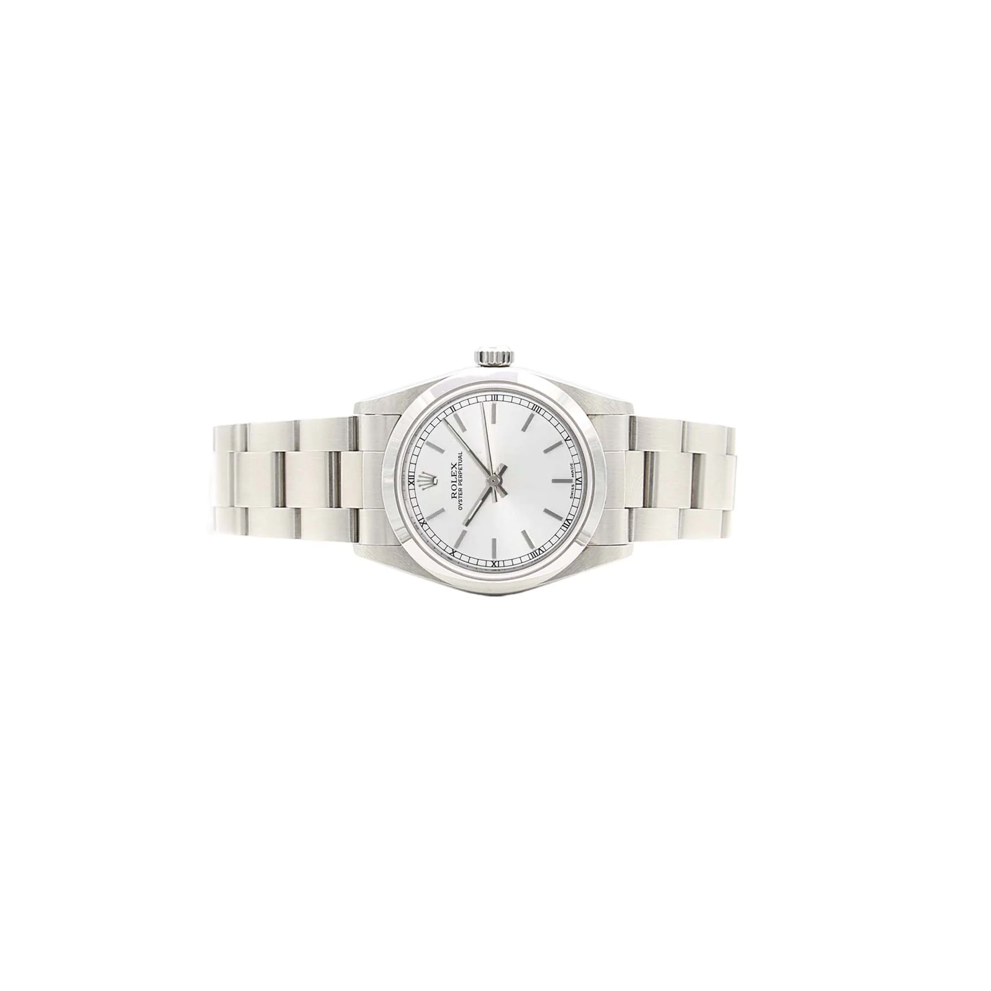 Rolex Oyster Perpetual 31 ref. 77080 Silver Circle Dial - Full Set - Image 2
