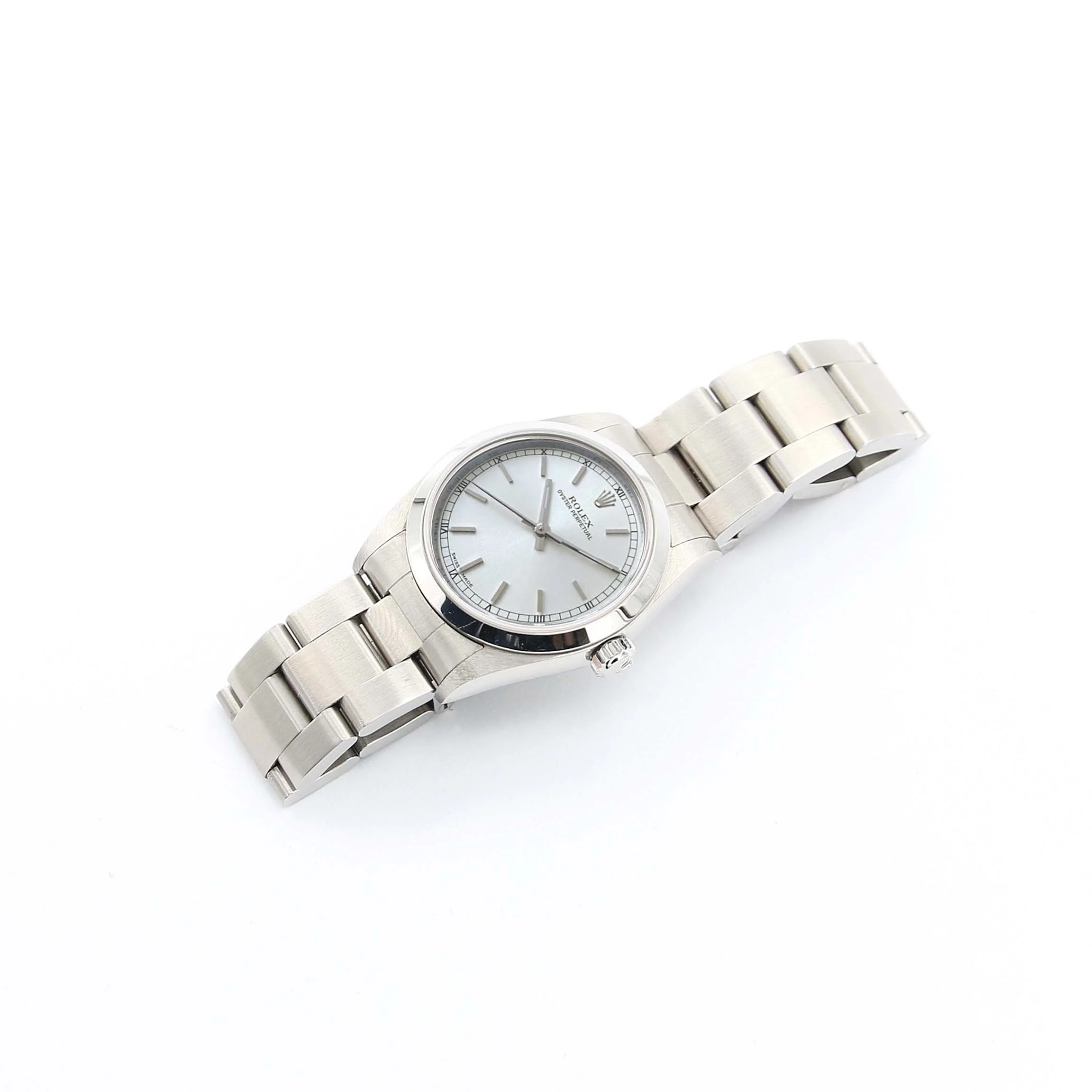 Rolex Oyster Perpetual 31 ref. 77080 Silver Circle Dial - Full Set - Image 3