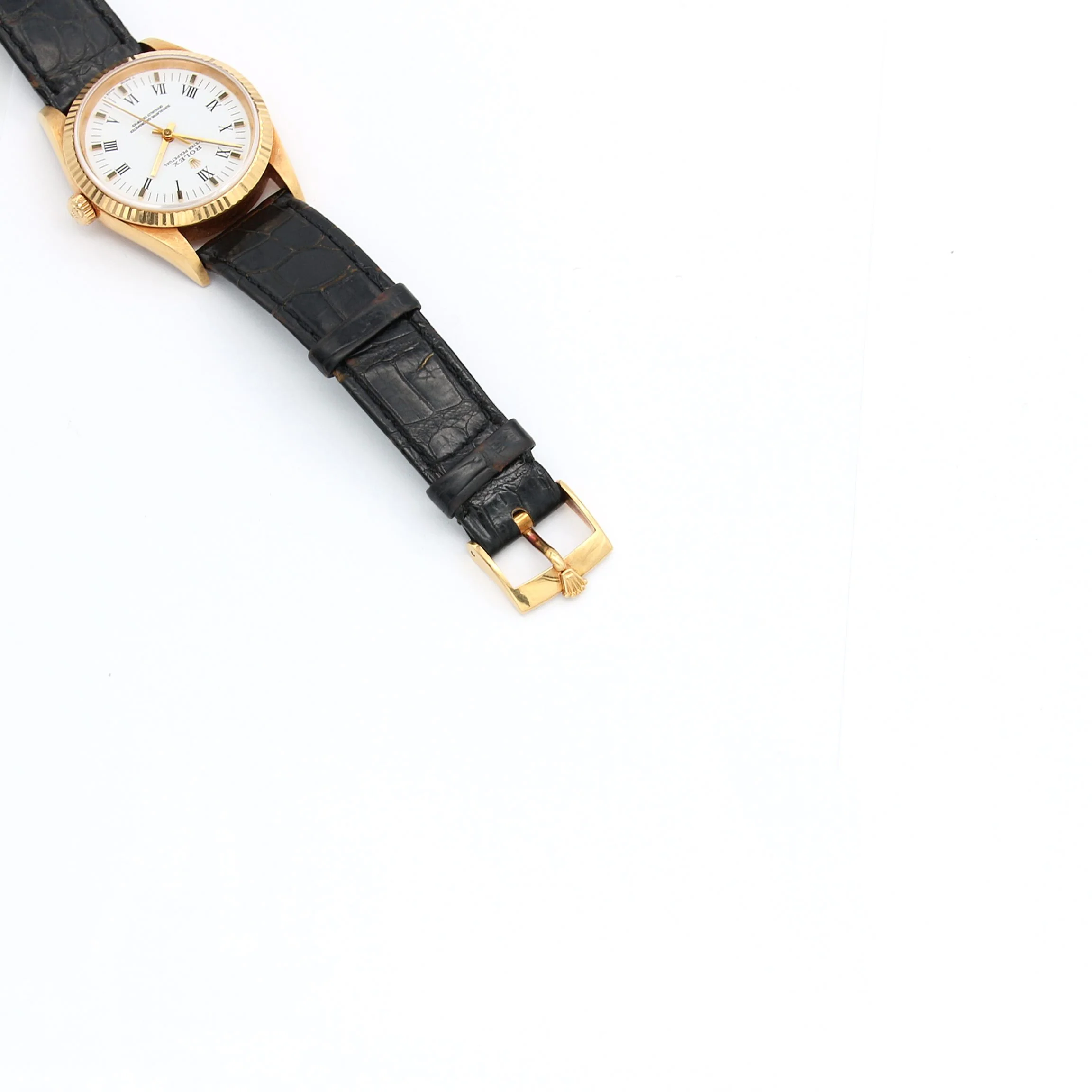 Rolex Oyster Perpetual 34 ref. 14238 18K Gold - strap and Buckle Rolex in Gold - Image 5