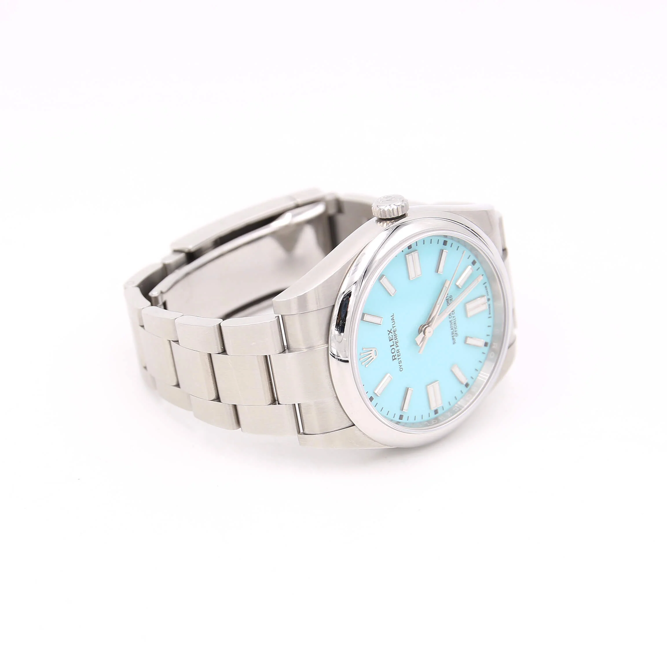 Rolex Oyster Perpetual 41mm ref. 124300 Tiffany Dial - Full Set - Image 5