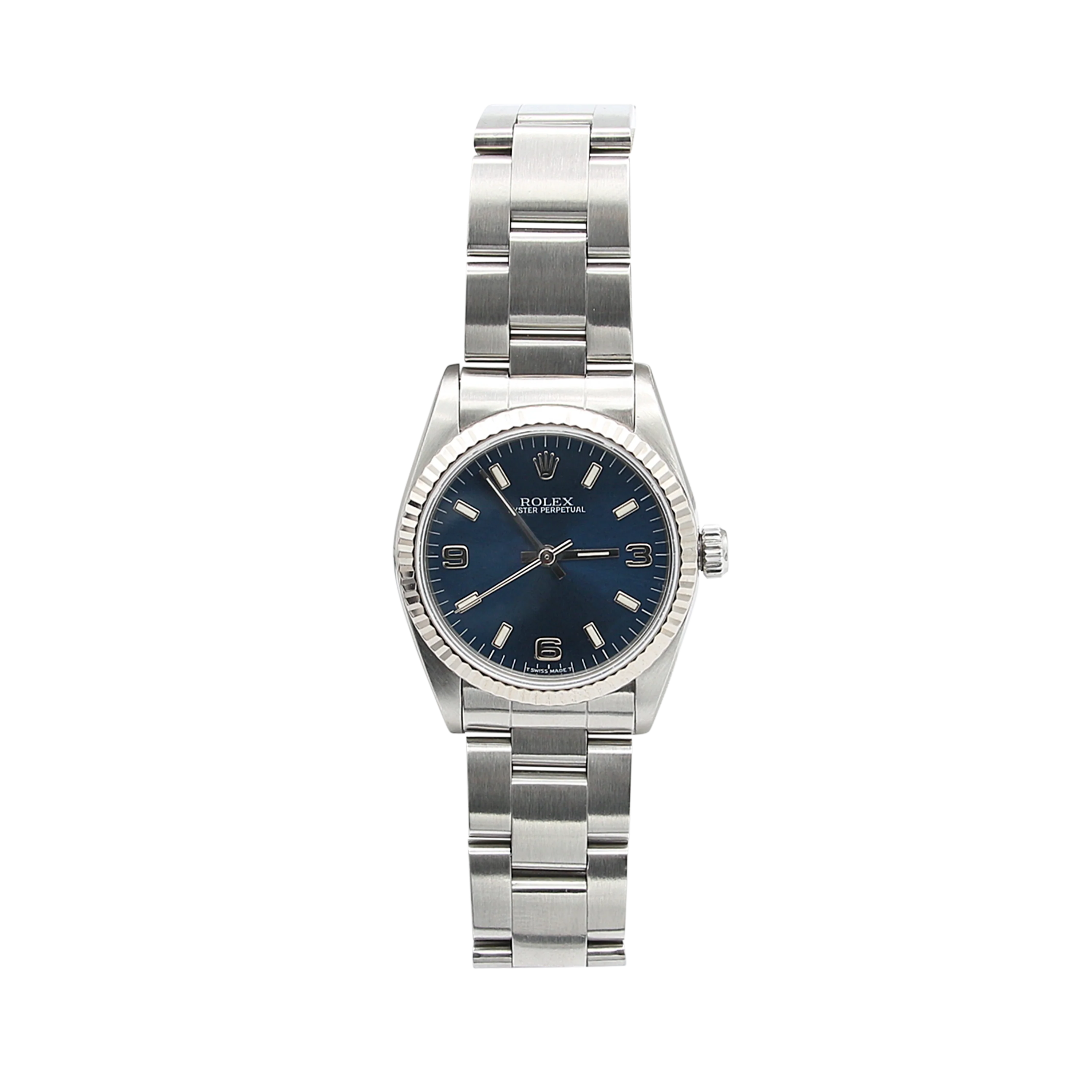Rolex Oyster perpetual 67514 Blue Dial Oyster bracelet