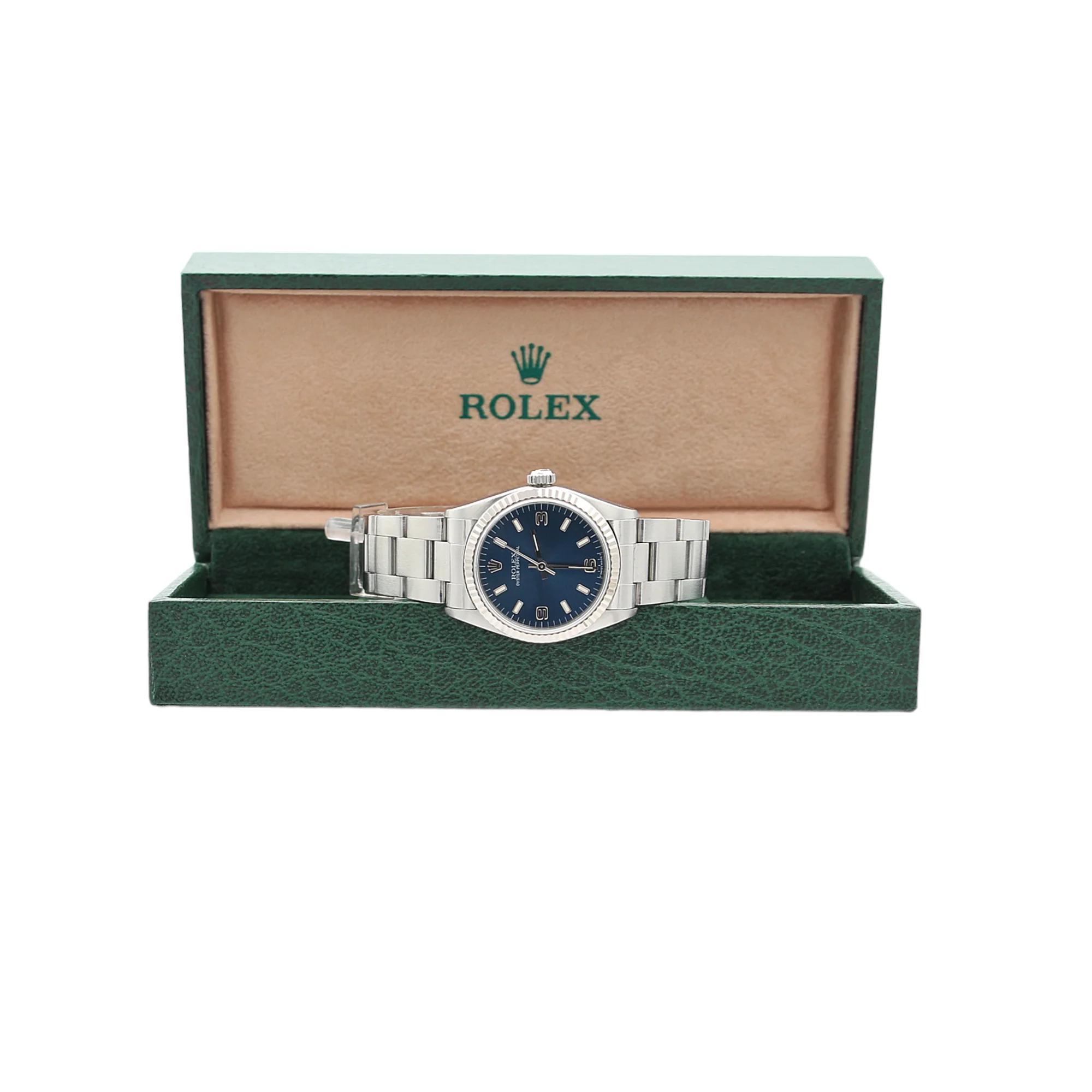Rolex Oyster perpetual 67514 Blue Dial Oyster bracelet - Image 3