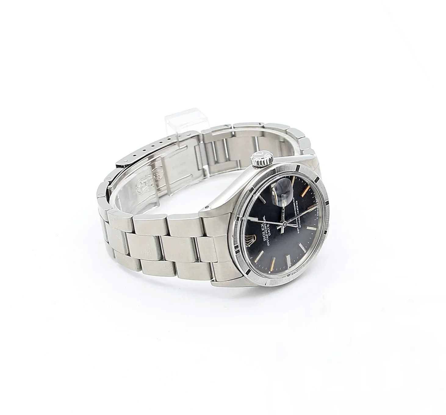 Rolex Oyster Perpetual Date ref. 1501 34mm - Black Dial (II) - Oyster bracelet - Image 3