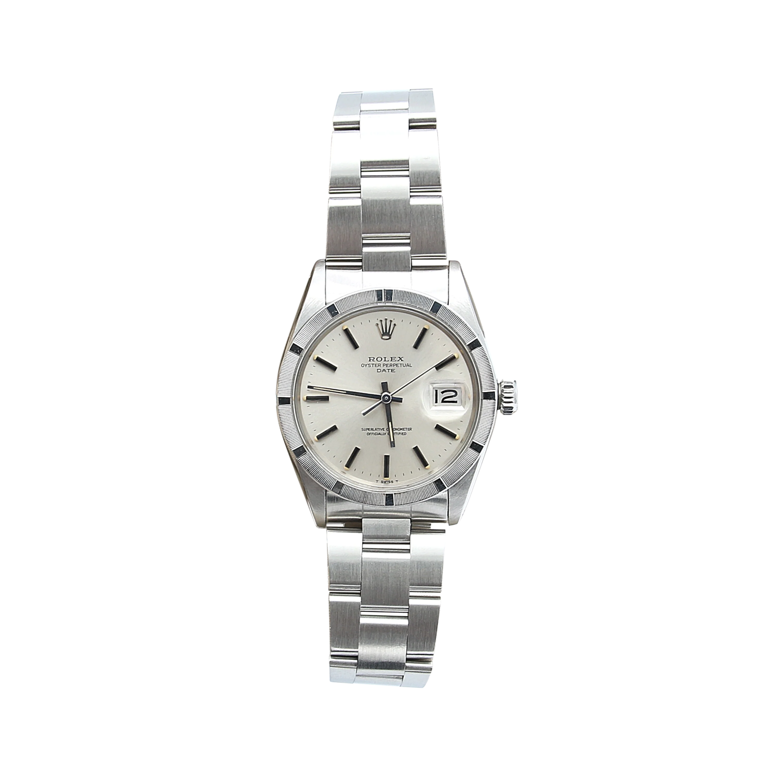 Rolex Oyster Perpetual Date ref. 1501 34mm - Silver Dial - Oyster bracelet