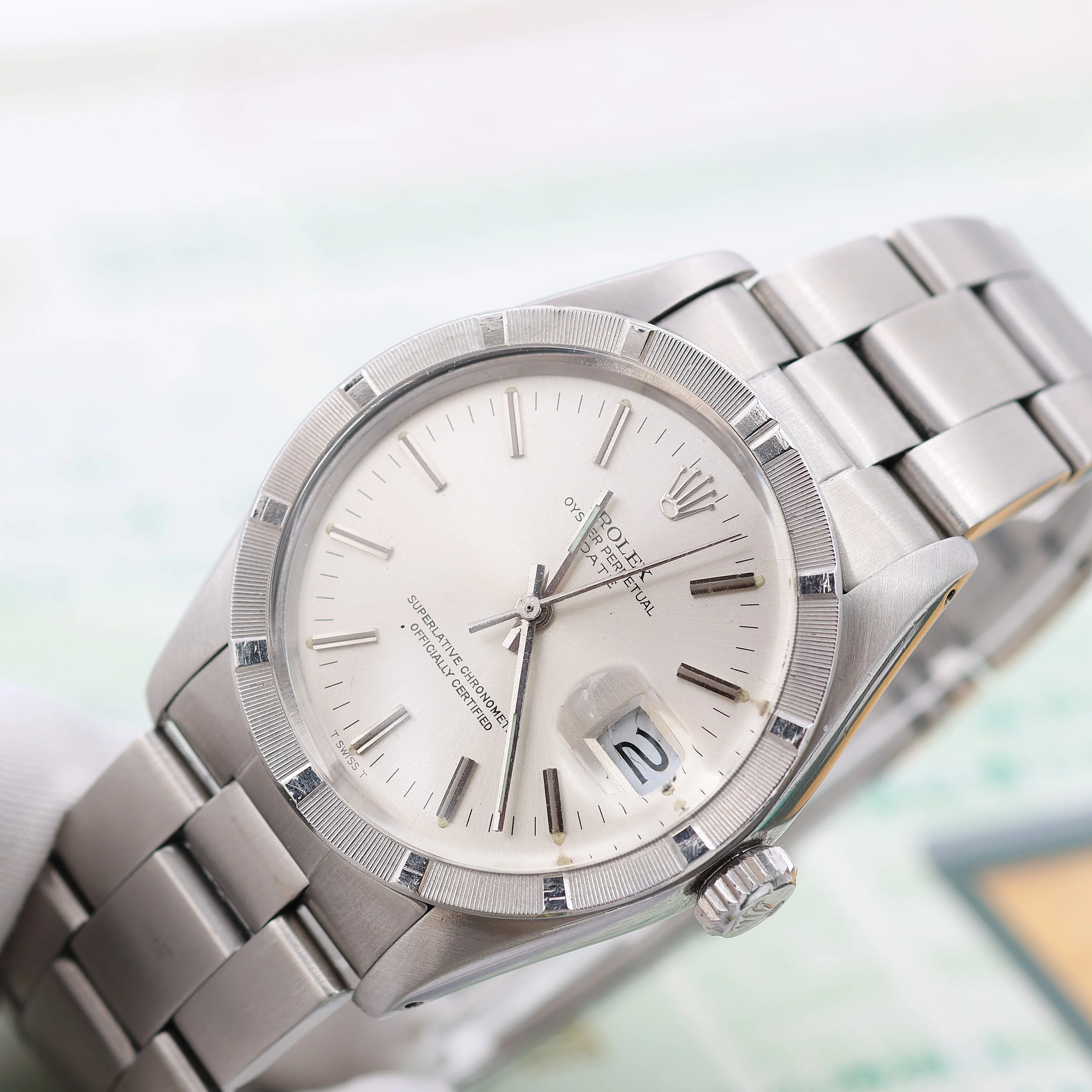 Rolex Oyster Perpetual Date ref. 1501 - Silver Dial (V2) - Oyster bracelet - Image 4