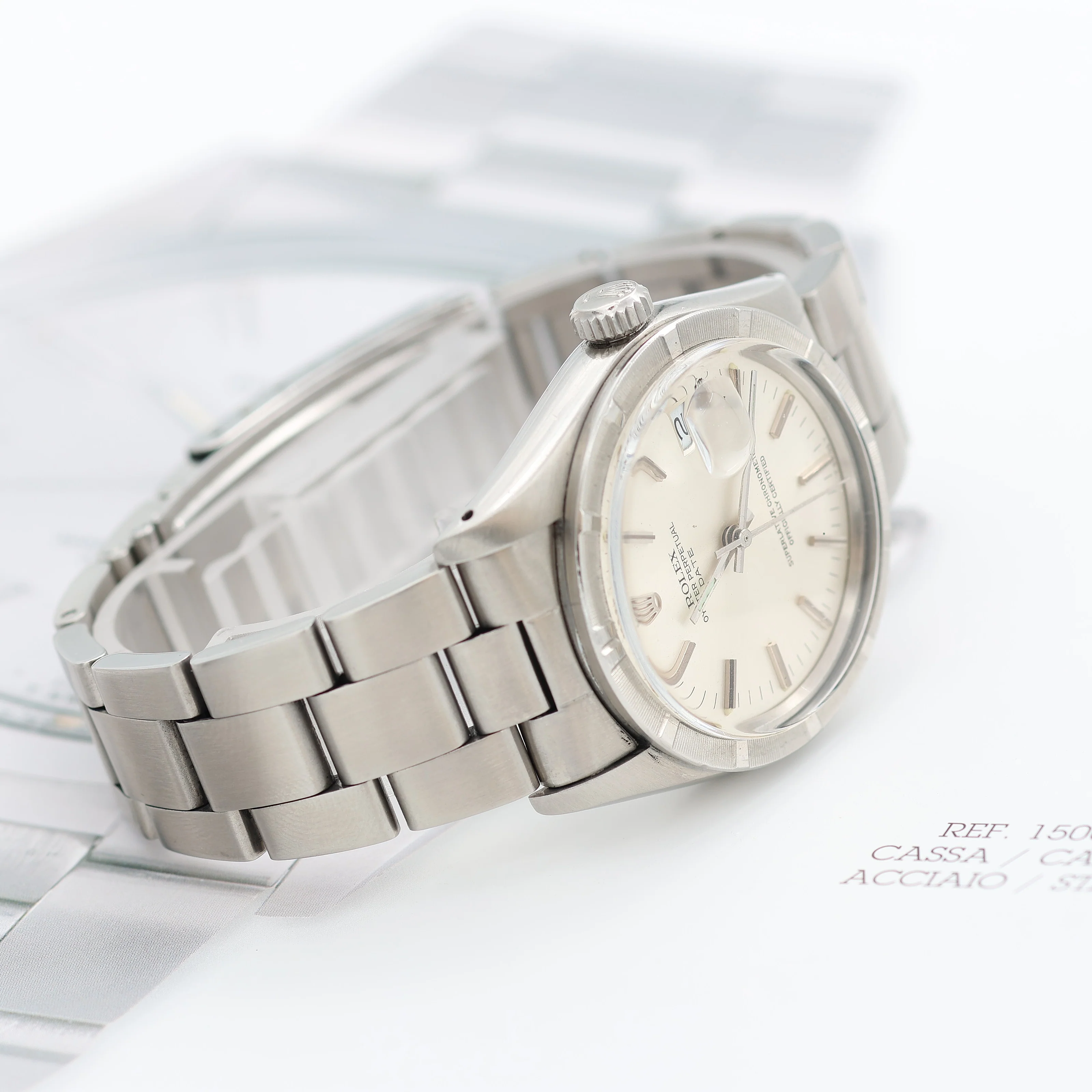 Rolex Oyster Perpetual Date ref. 1501 - Silver Dial (V2) - Oyster bracelet - Image 5