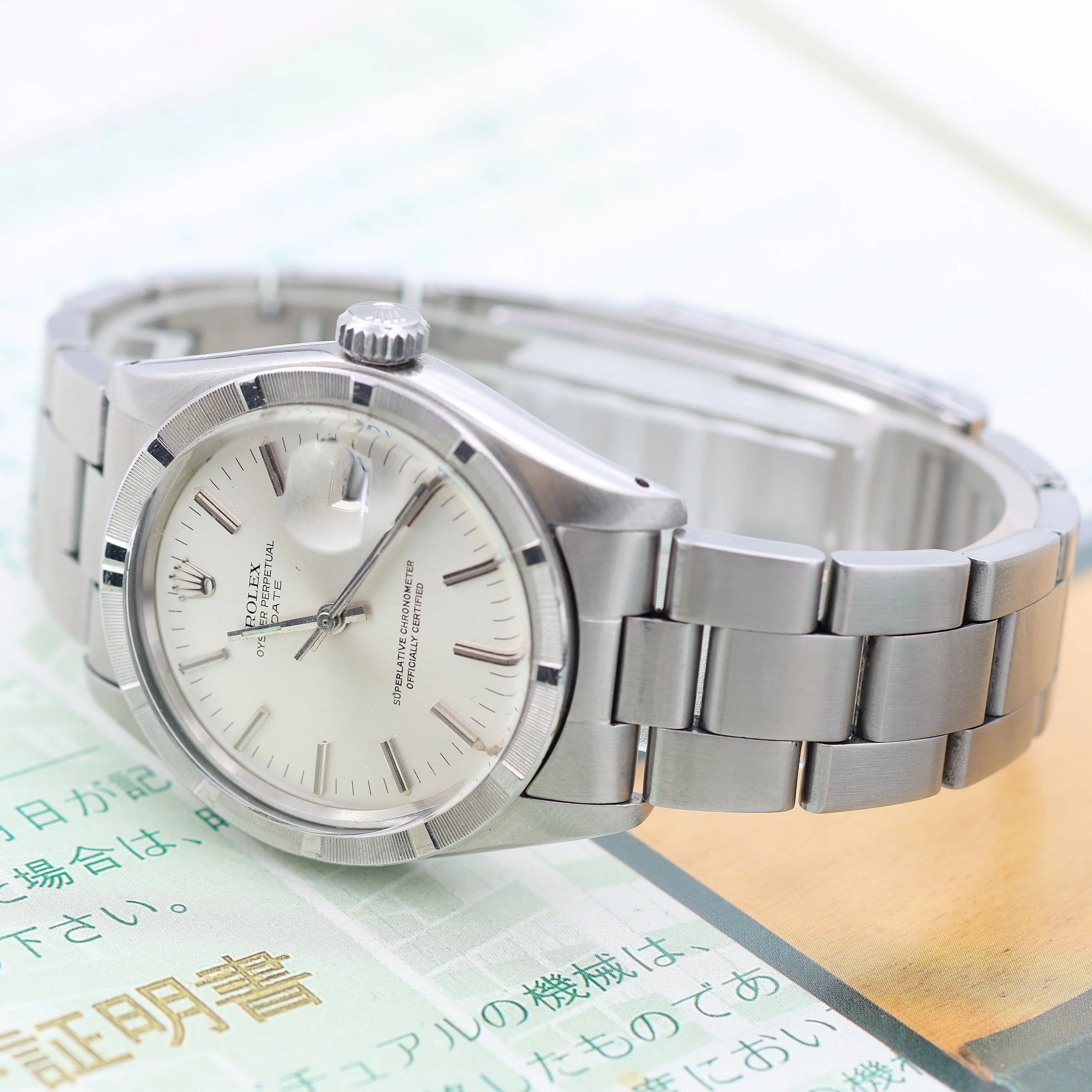 Rolex Oyster Perpetual Date ref. 1501 - Silver Dial (V2) - Oyster bracelet - Image 6