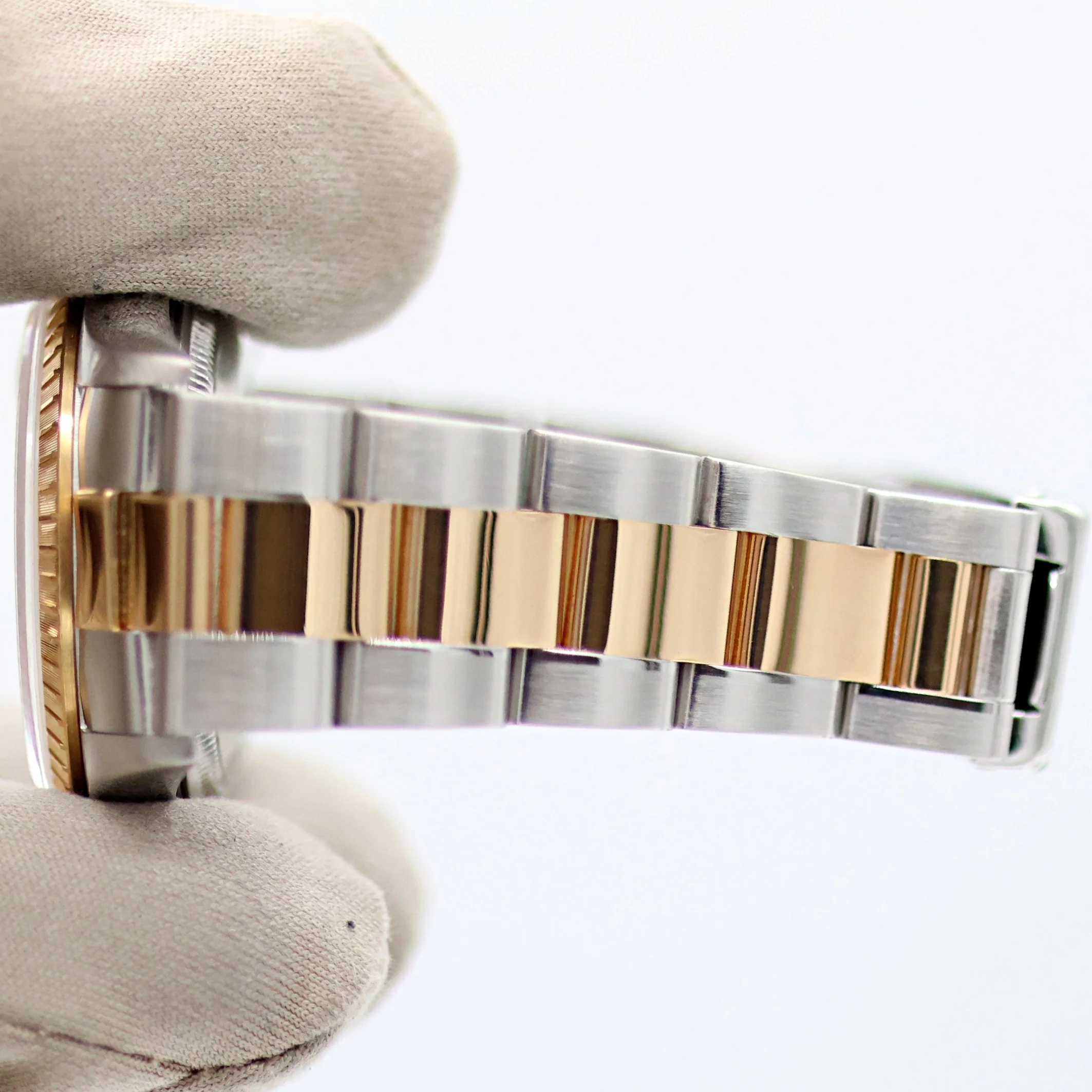 Rolex Oyster Perpetual Date ref. 15233 - Silver Dial - Oyster Bracelet - Image 16