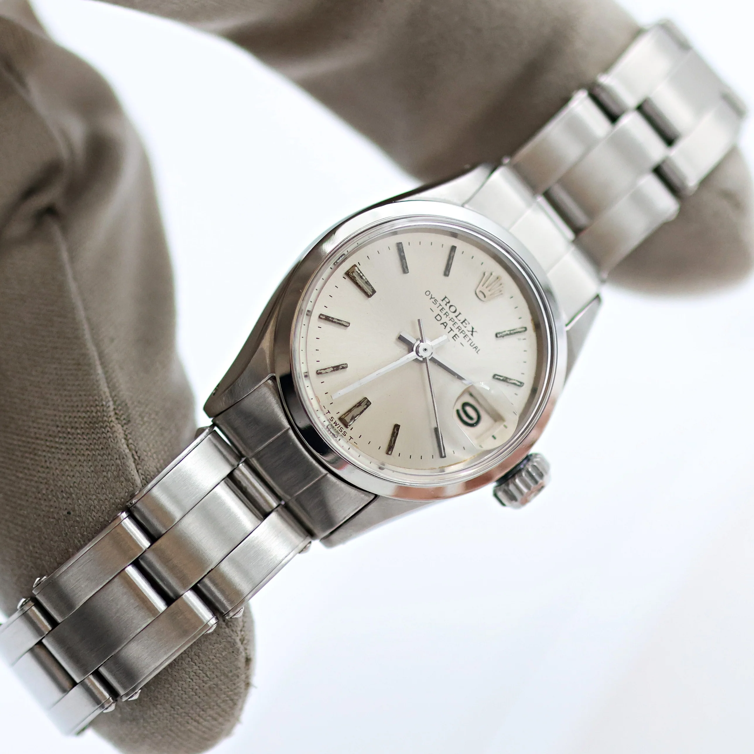 Rolex Oyster Perpetual Lady Datejust ref. 6516 Silver Dial - Full Set - Image 13