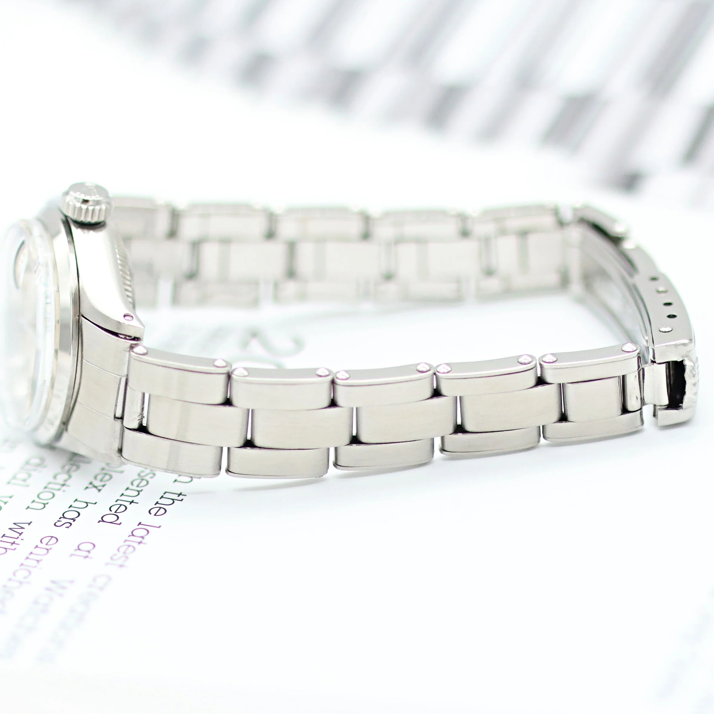 Rolex Oyster Perpetual Lady Datejust ref. 6516 Silver Dial - Full Set - Image 18
