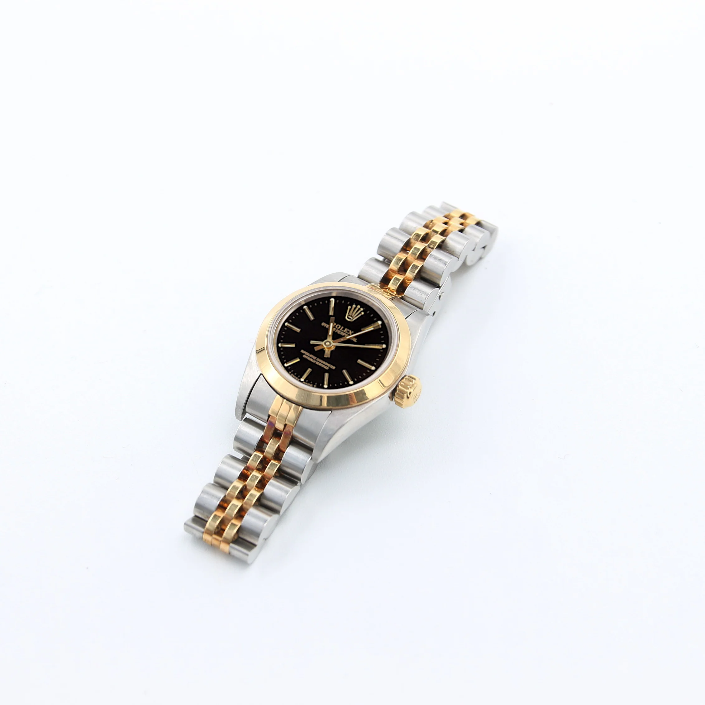 Rolex Oyster Perpetual Lady ref. 67183 Steel/Gold - Black Dial - Full Set - Image 3