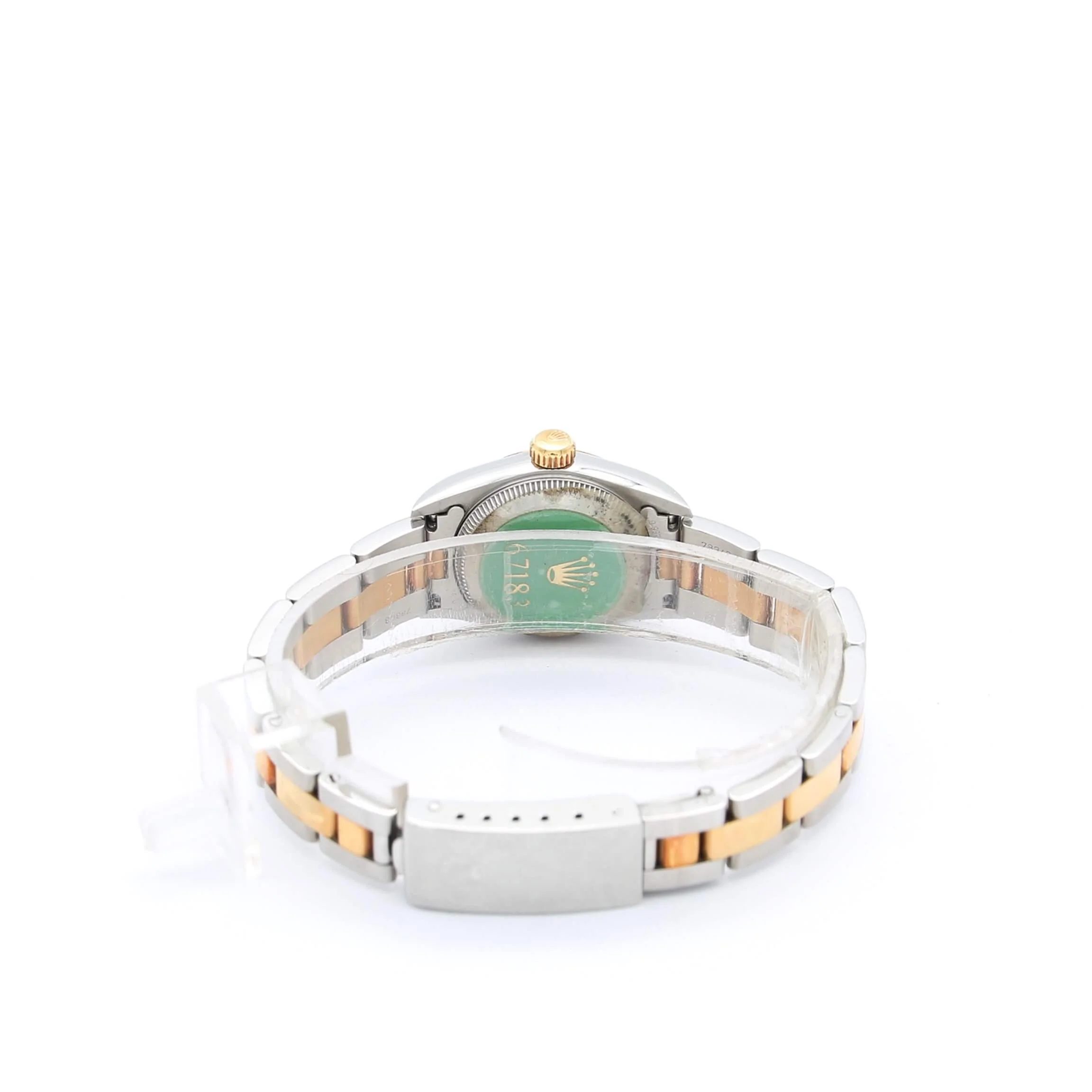 Rolex Oyster Perpetual Lady ref. 67183 Steel/Gold - Champagne Diamonds Dial Oyster bracelet - Image 5