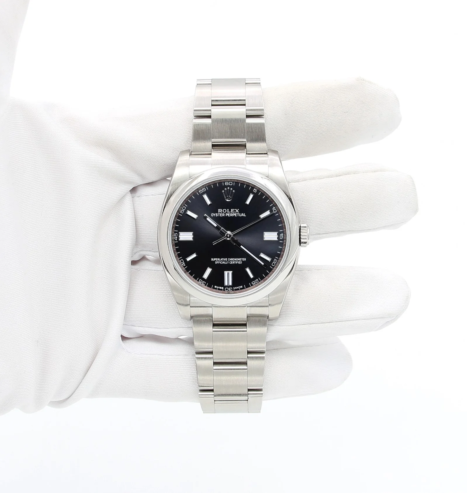 Rolex Oyster Perpetual ref. 116000 - Black Dial - Full Set - Image 3