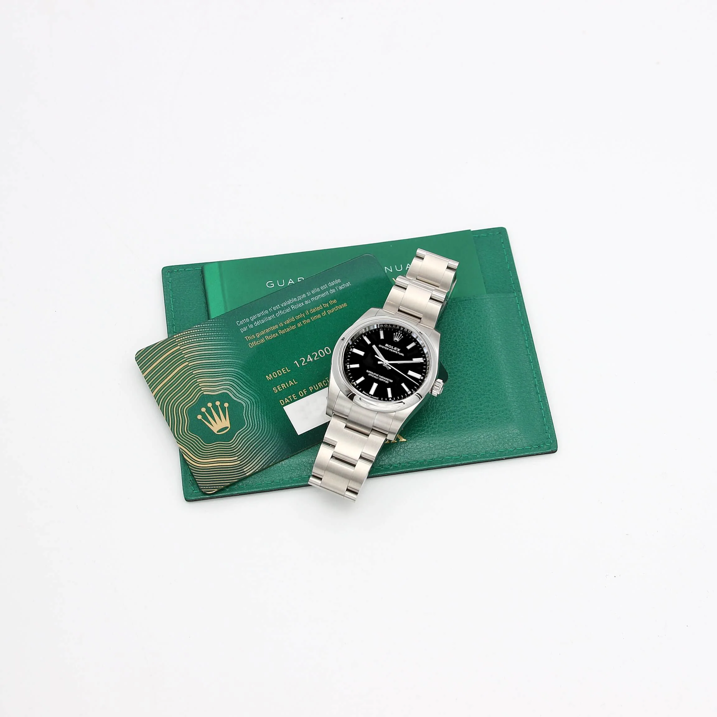 Rolex Oyster Perpetual ref. 124200 - 34mm Black Dial - Full set - Image 3