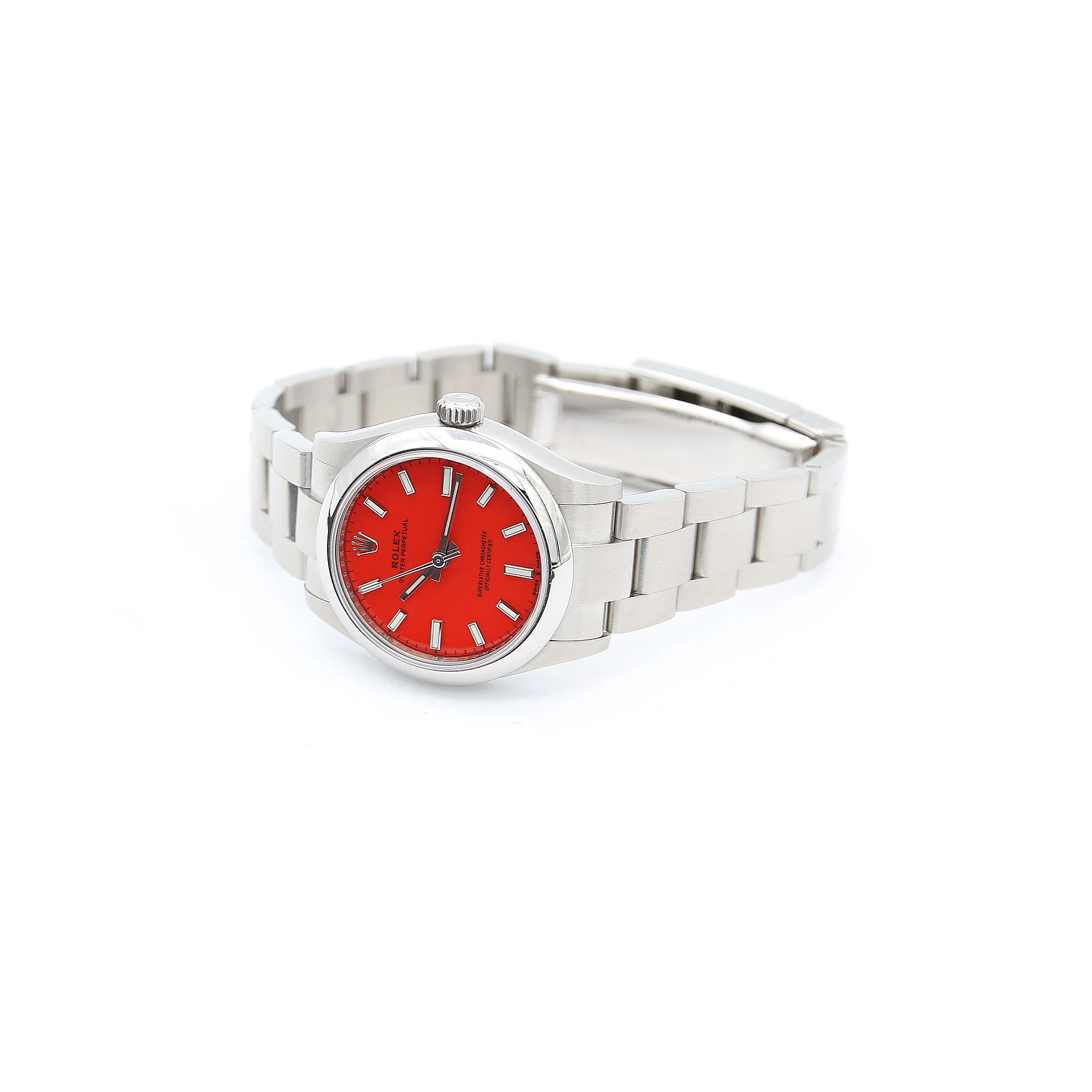 Rolex  Oyster Perpetual ref. 277200 Coral Red Dial - Image 6