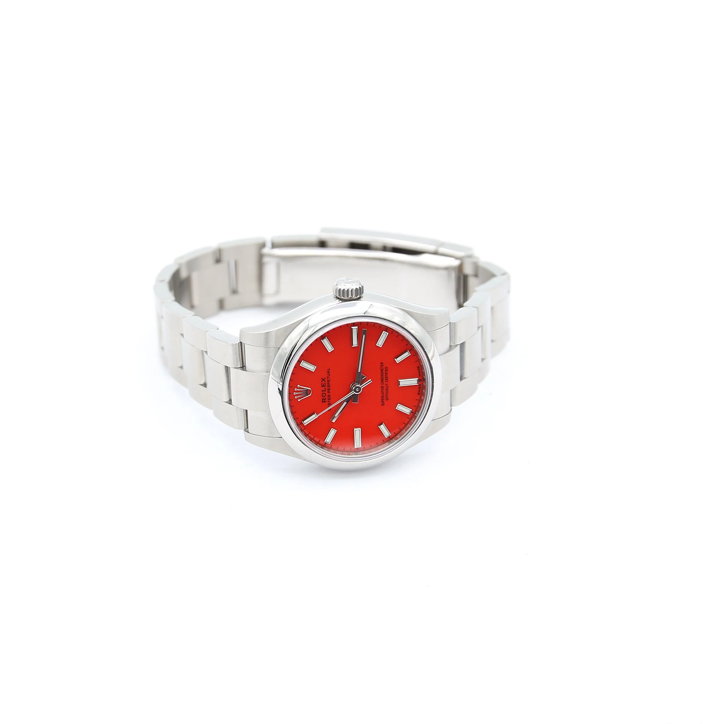Rolex  Oyster Perpetual ref. 277200 Coral Red Dial - Image 7