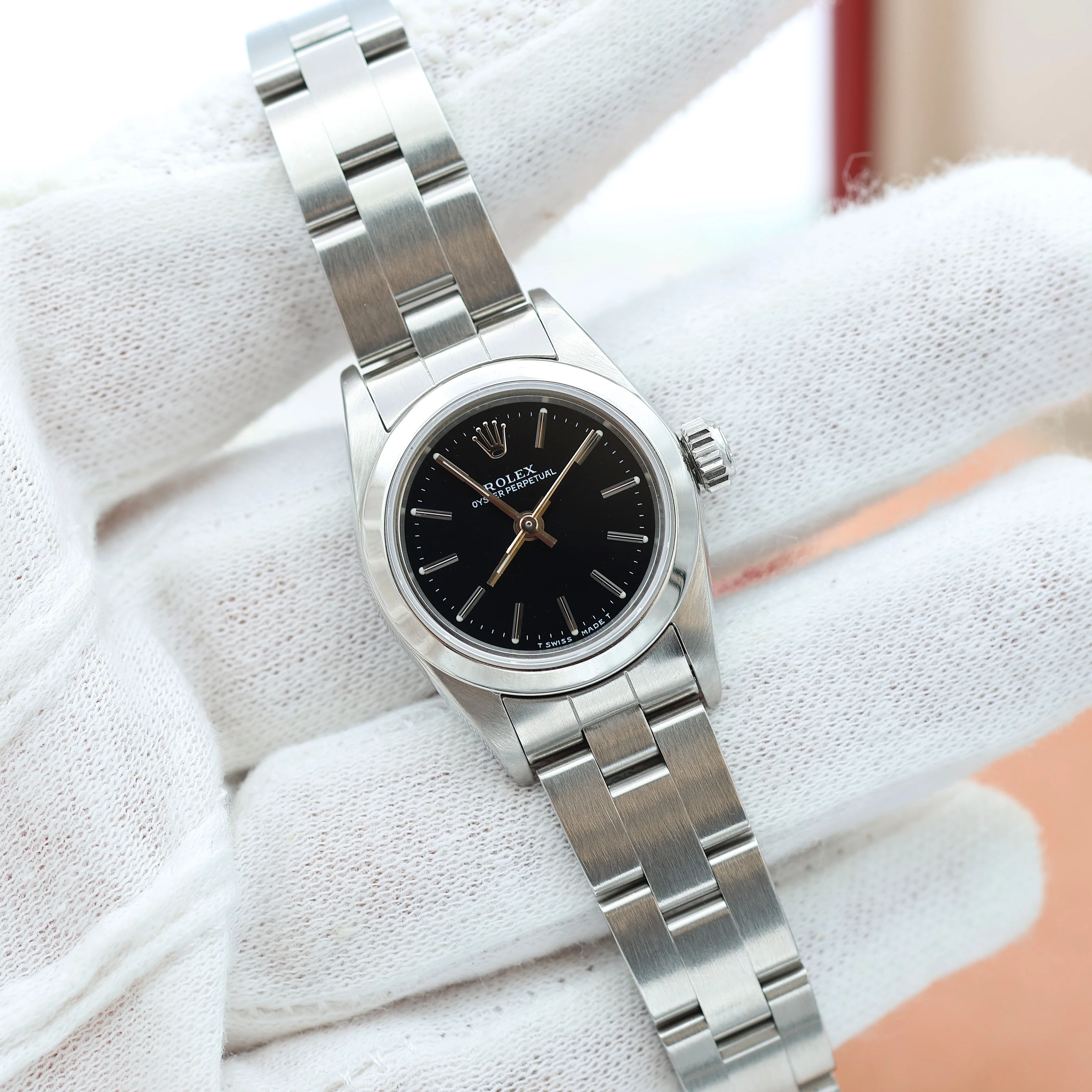 Rolex Oyster Perpetual ref. 67180 - Black Matte Dial - Oyster Bracelet - Full Set - Image 4