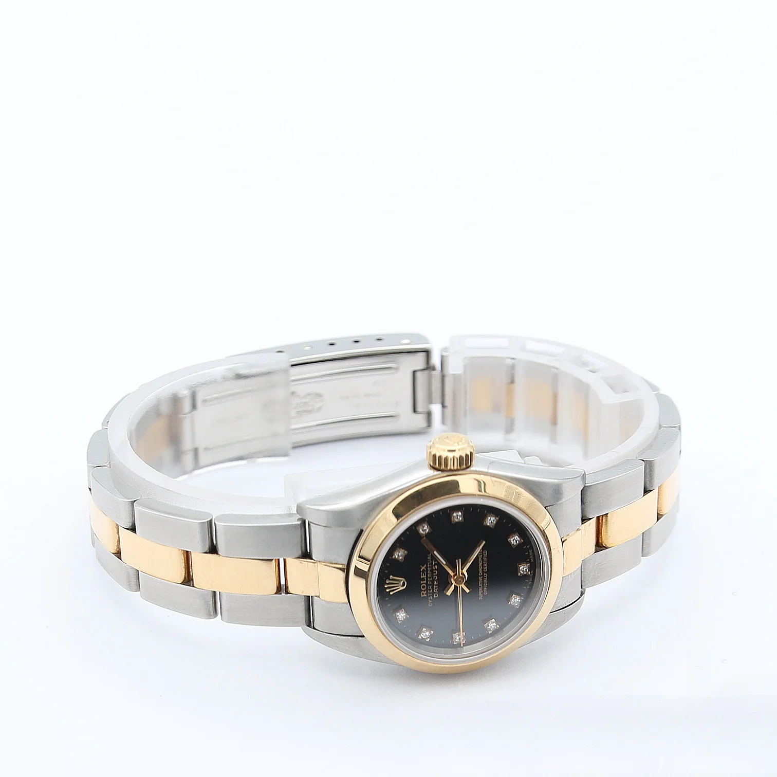 Rolex Oyster Perpetual ref. 67183 - Black Diamonds Dial - Image 7