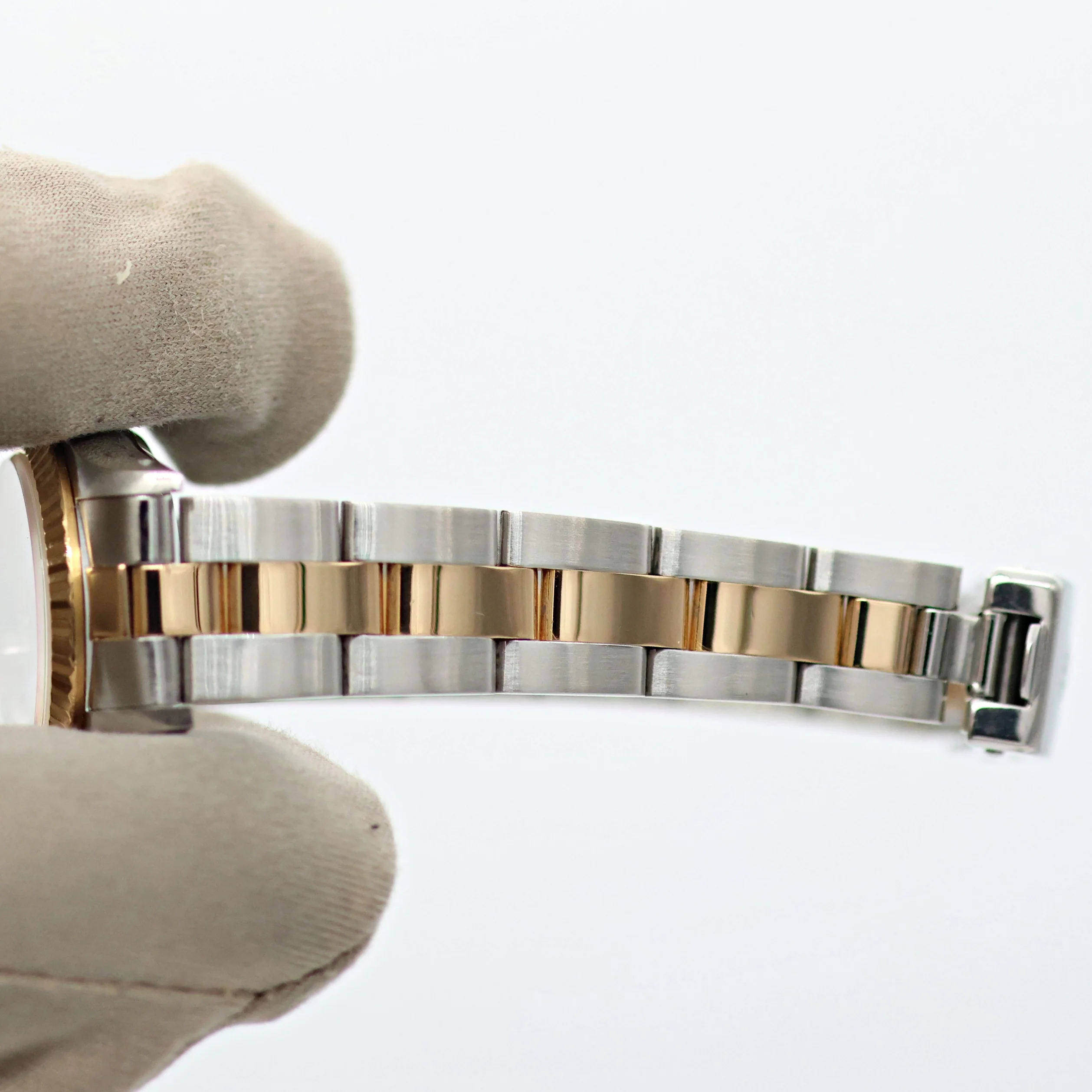 Rolex Oyster perpetual ref. 67193 White Roman dial Oyster bracelet - Image 12