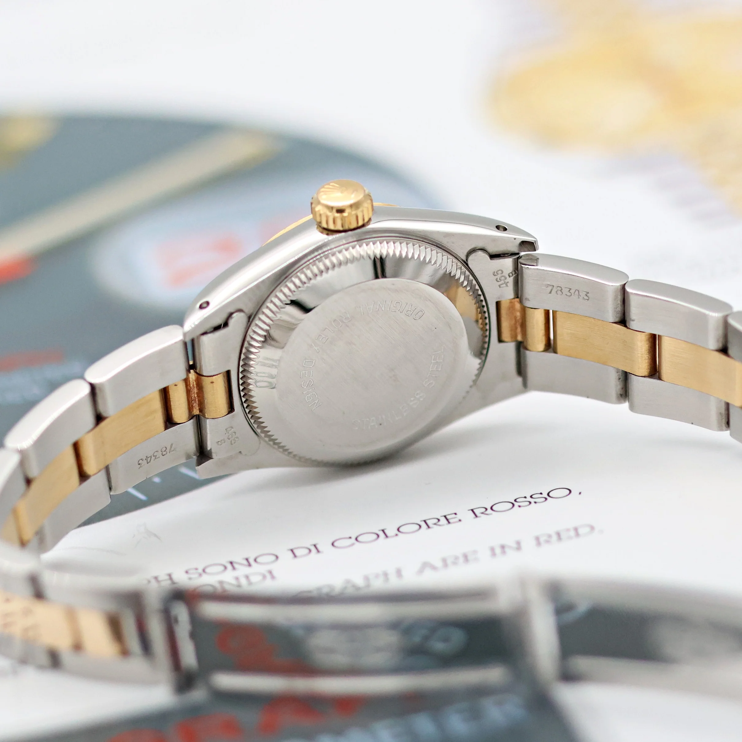 Rolex Oyster perpetual ref. 67193 White Roman dial Oyster bracelet - Image 13