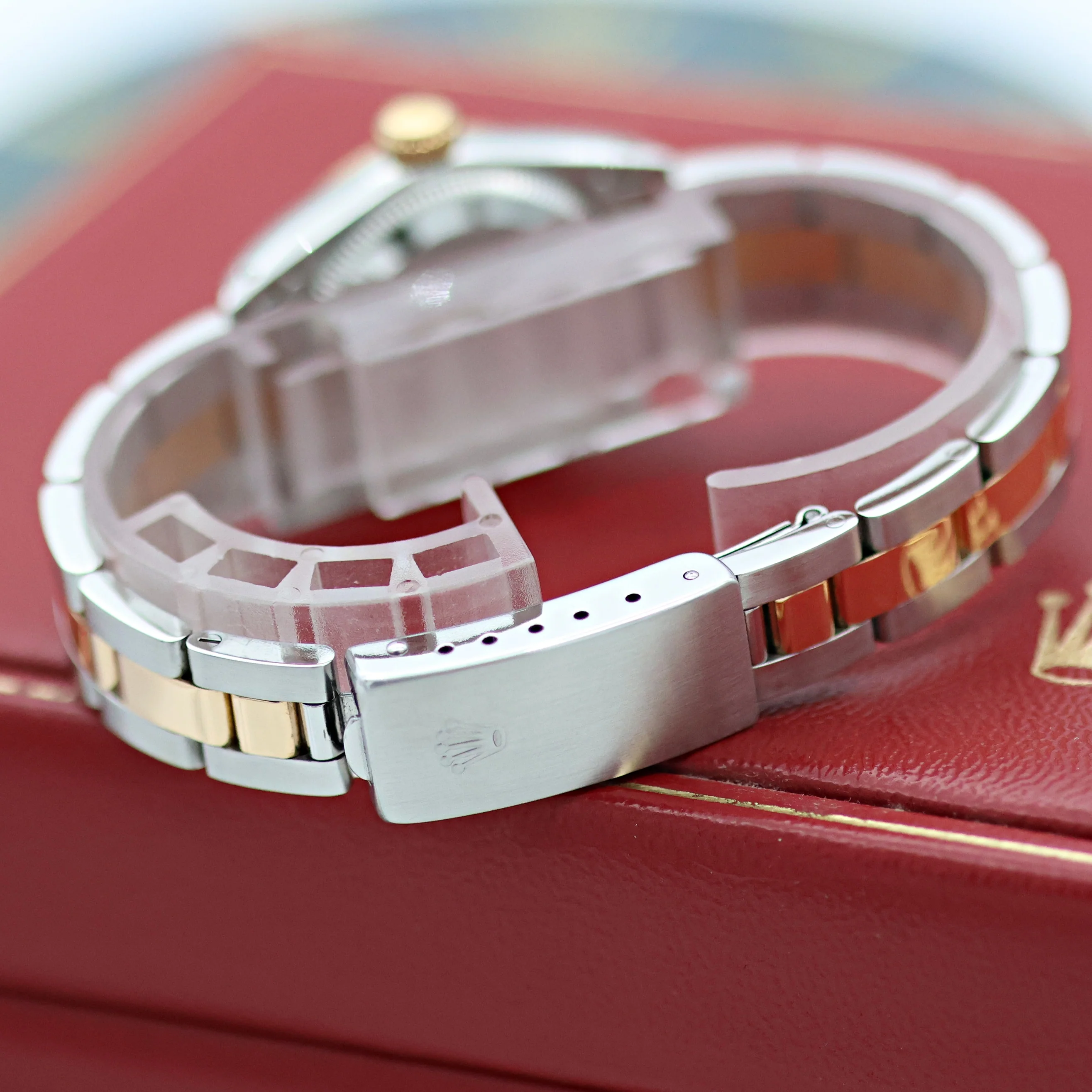 Rolex Oyster perpetual ref. 67193 White Roman dial Oyster bracelet - Image 14