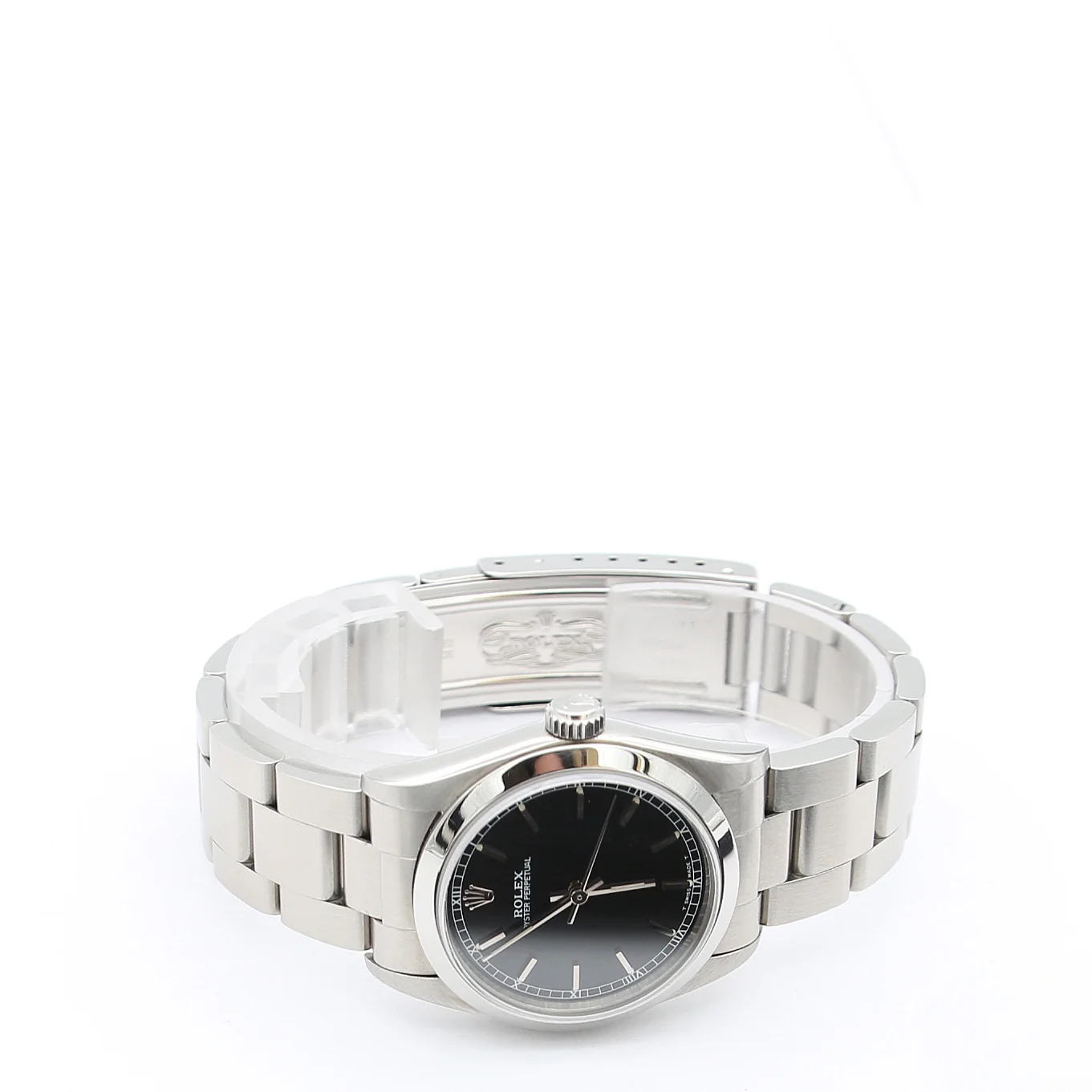Rolex Oyster Perpetual Ref. 67480 - Black Circle Dial - Full Set - Image 8