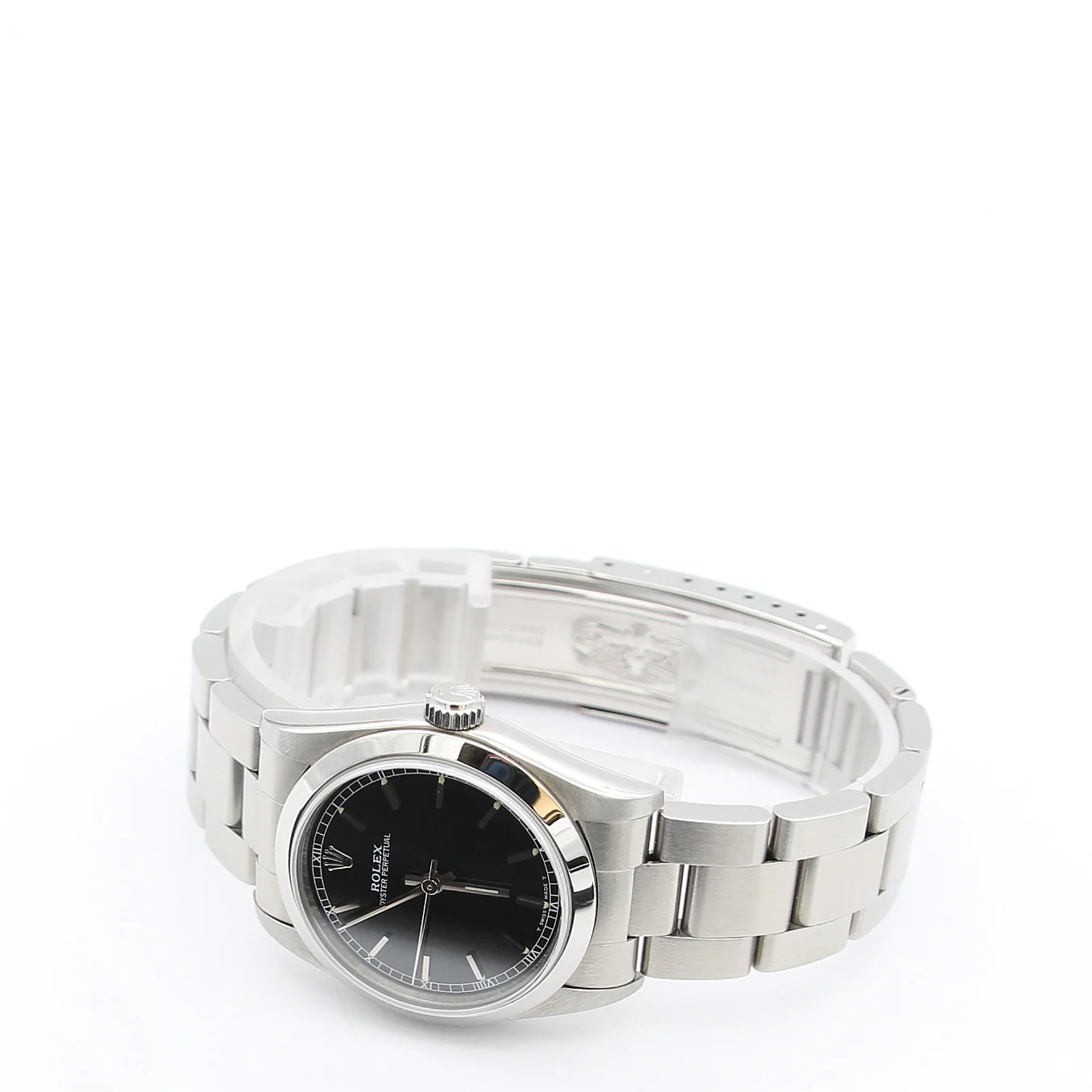 Rolex Oyster Perpetual Ref. 67480 - Black Circle Dial - Full Set - Image 9
