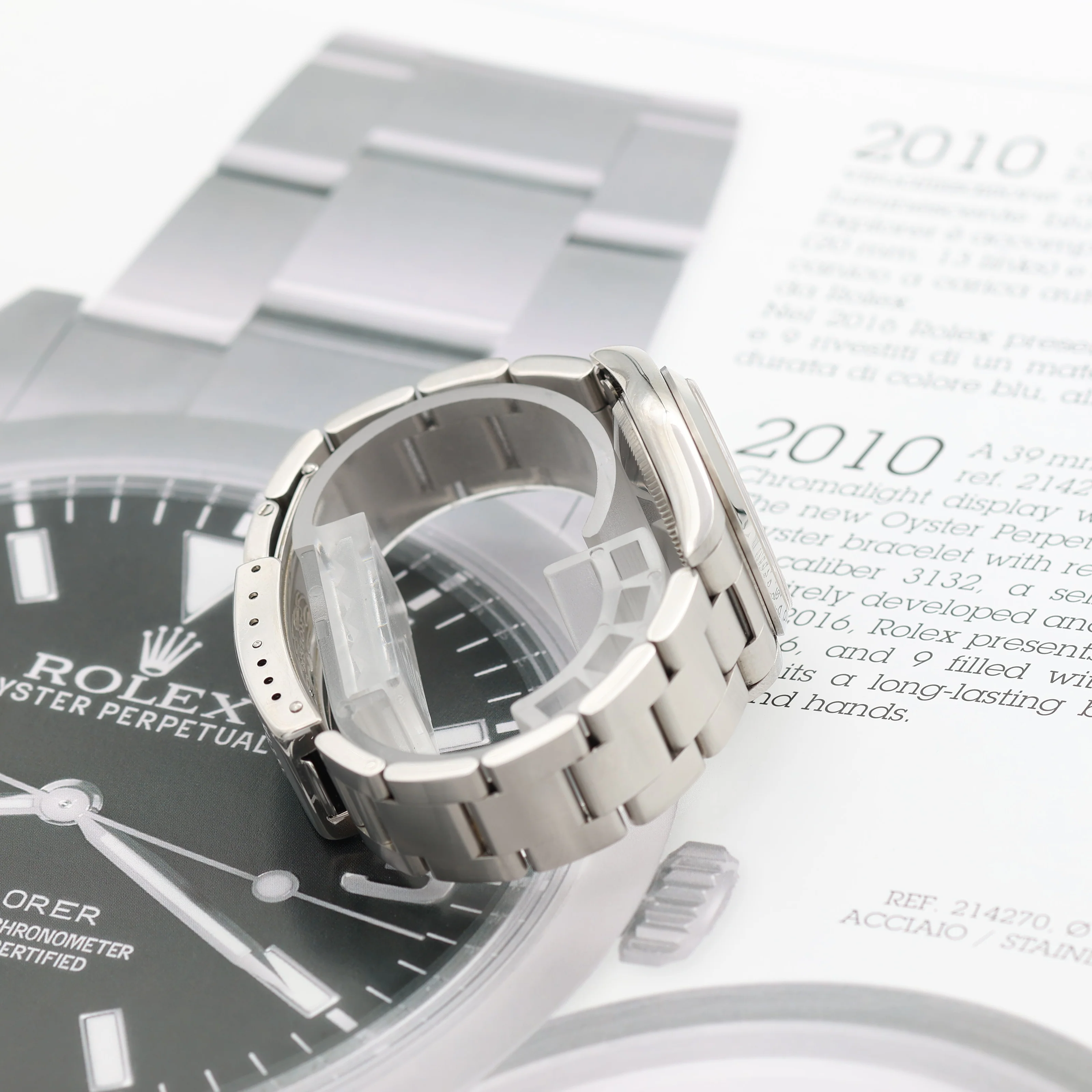 Rolex Oyster Perpetual Ref. 77080 - Black 3-6-9 dial - Full Set - Image 10