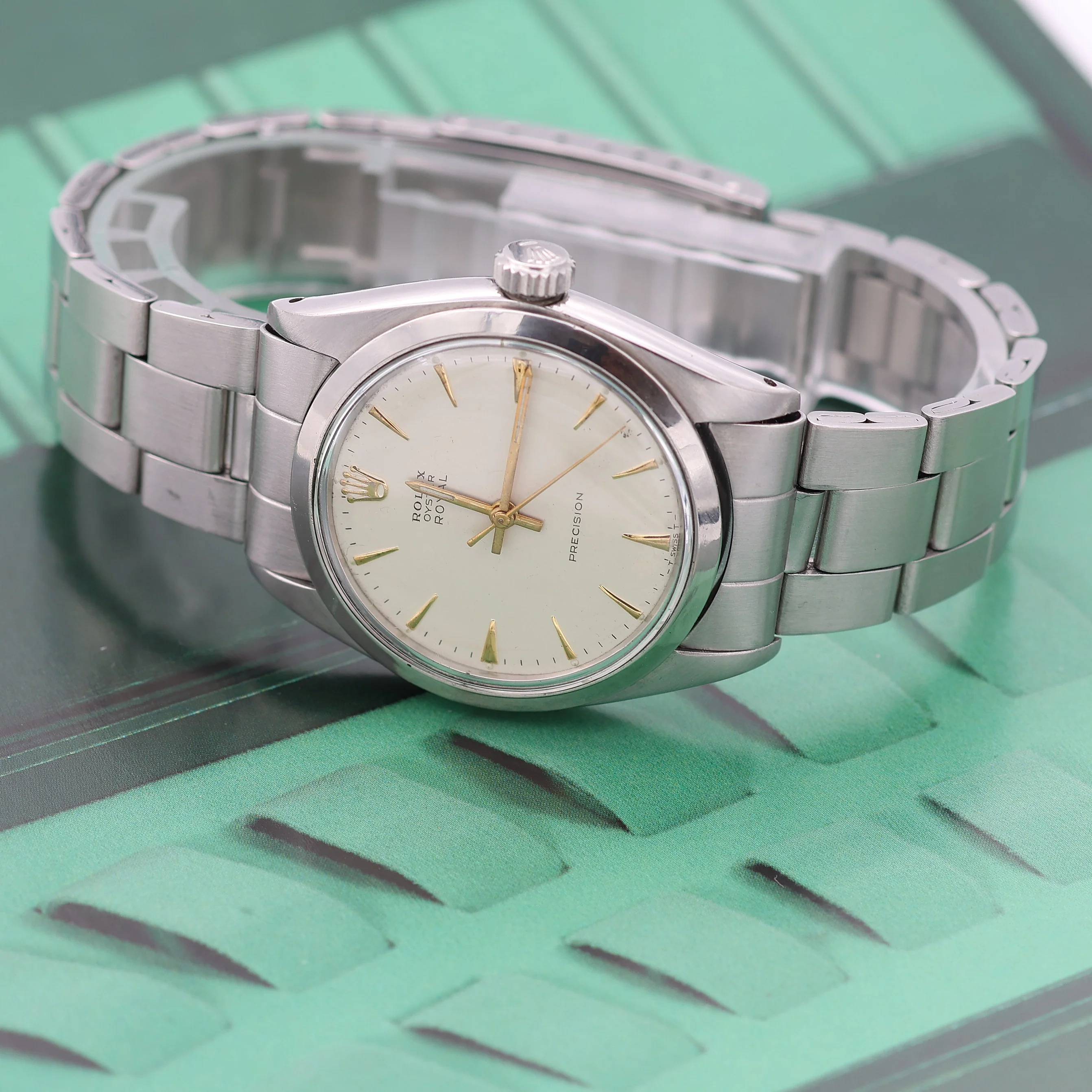 Rolex Oyster Precision ref. 6426 Cream Dial Oyster bracelet - Image 10