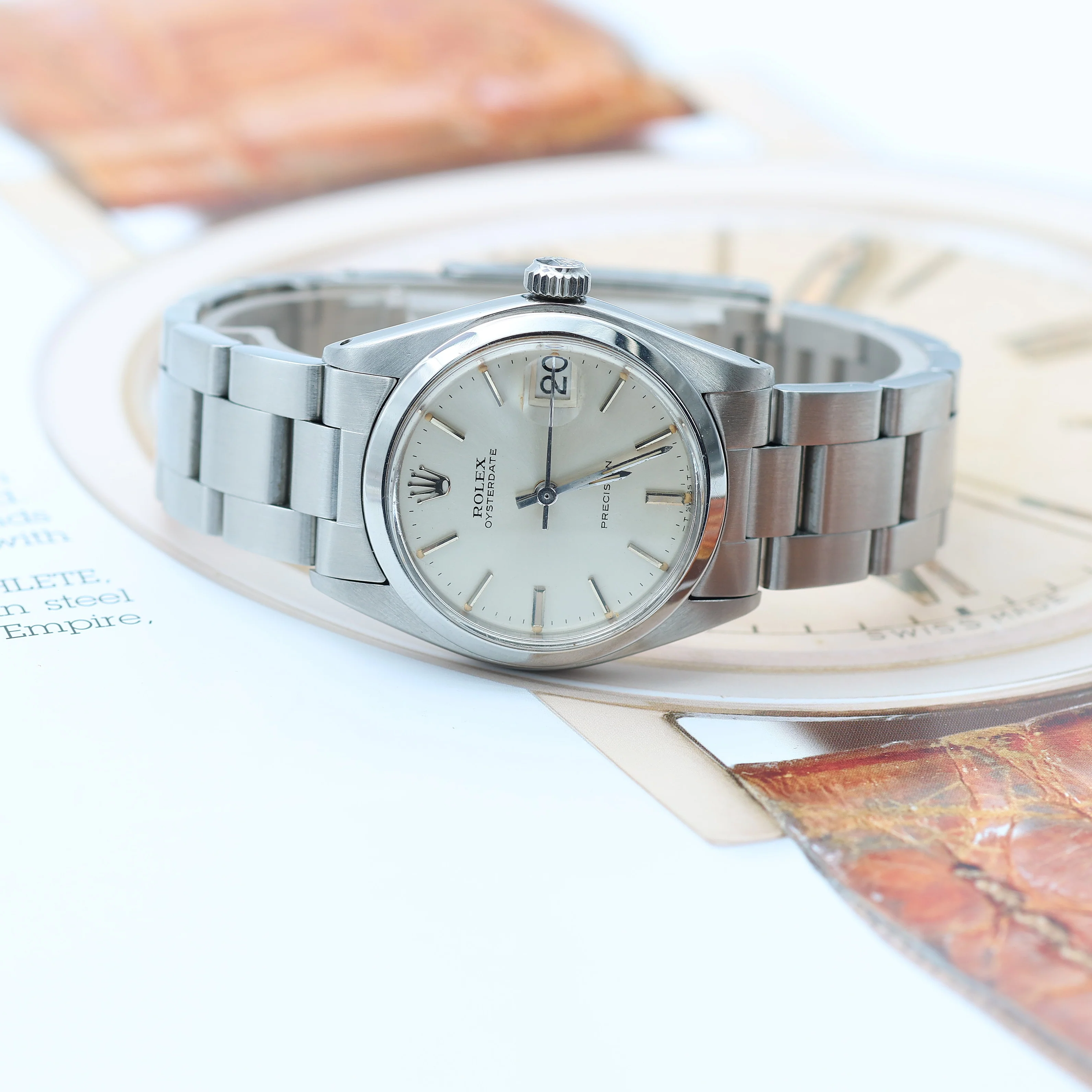 Rolex Oyster Precision ref. 6466 Silver Dial Oyster bracelet - Image 5