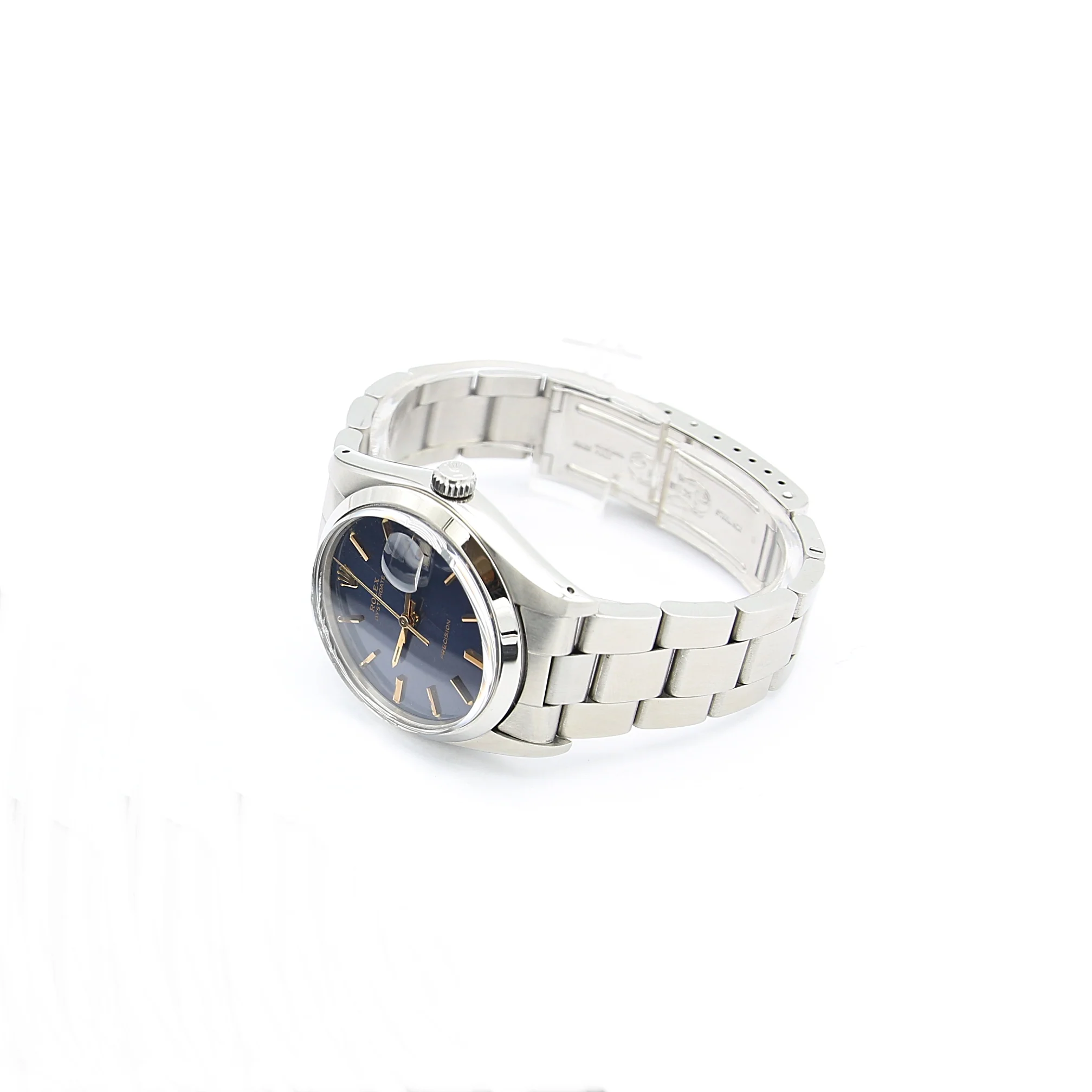 Rolex Precision Date ref. 6694 Blue Dial (Golden Indexes) - Oyster bracelet - Image 6