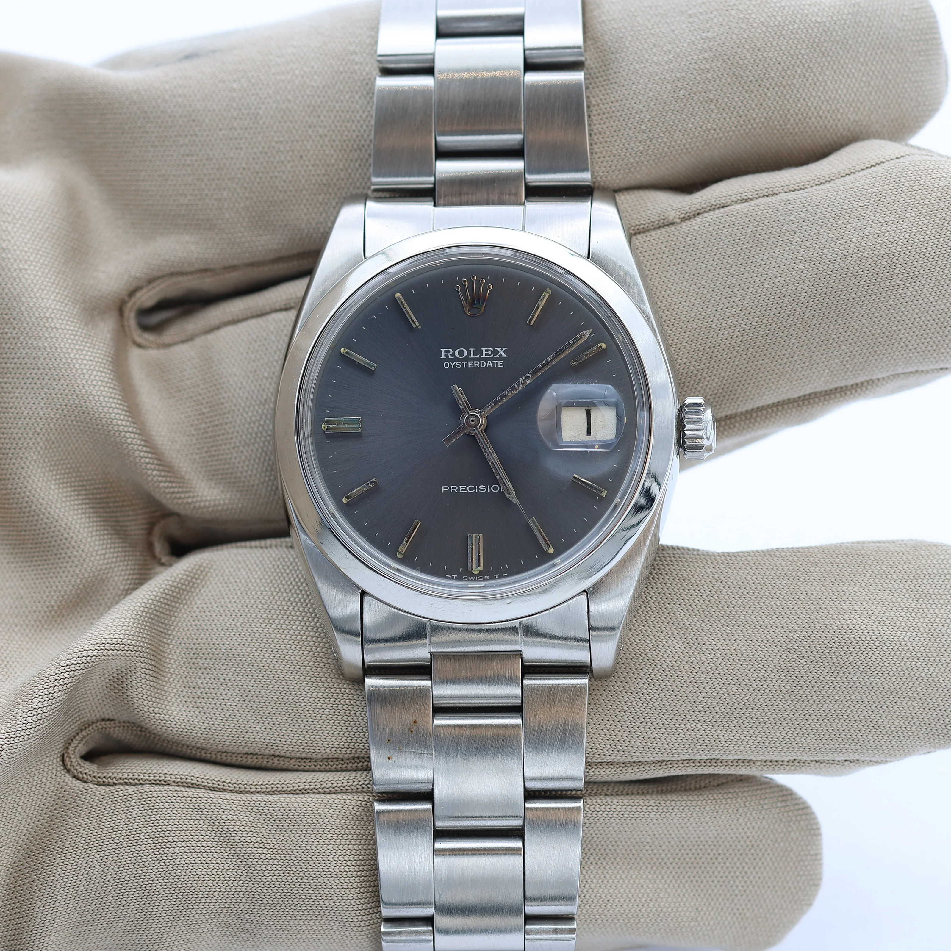 Rolex Precision Date ref. 6694 Grey Dial - Oyster Bracelet - Image 6