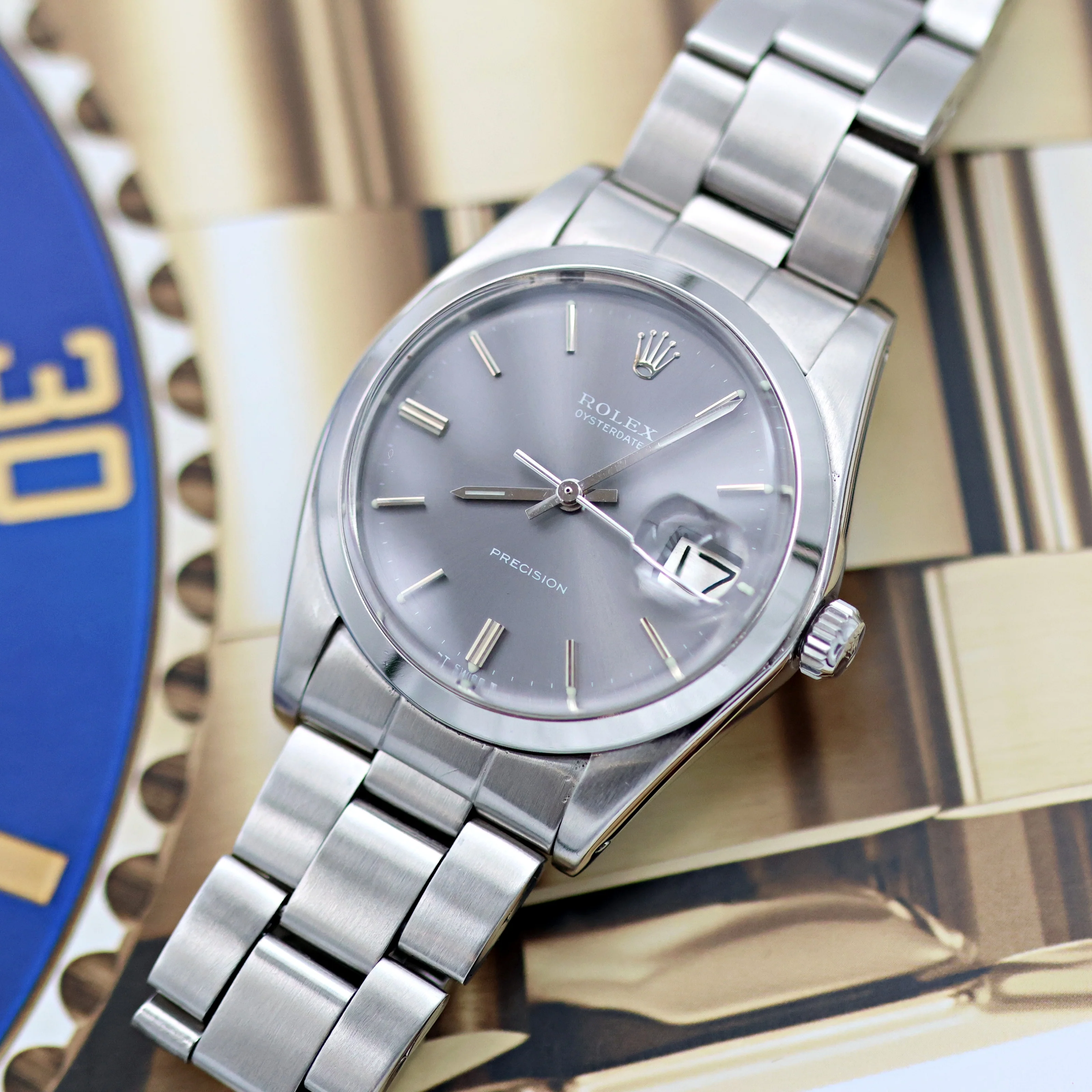 Rolex Precision Date ref. 6694 Grey Dial - Oyster Vintage Bracelet - Image 10