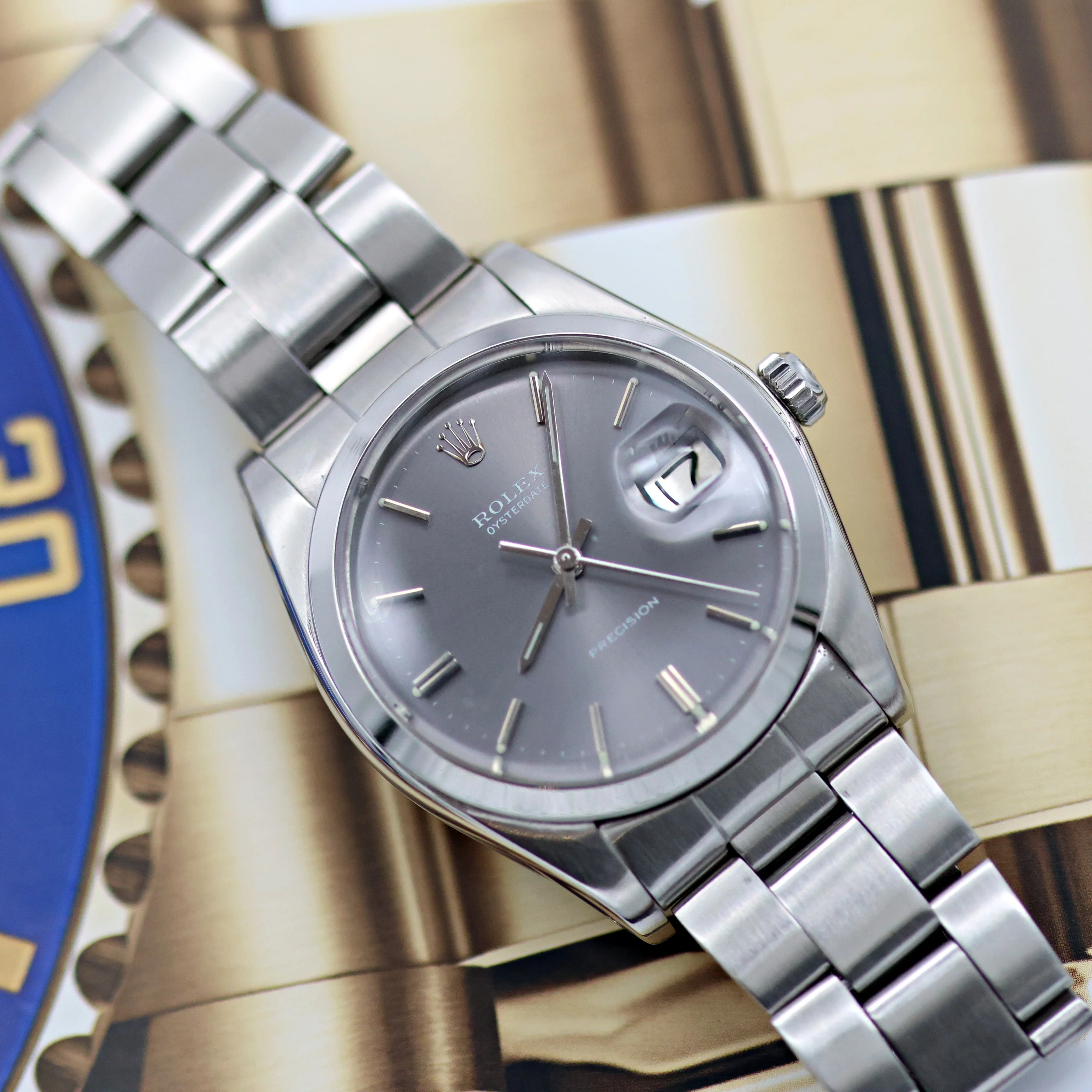 Rolex Precision Date ref. 6694 Grey Dial - Oyster Vintage Bracelet - Image 11