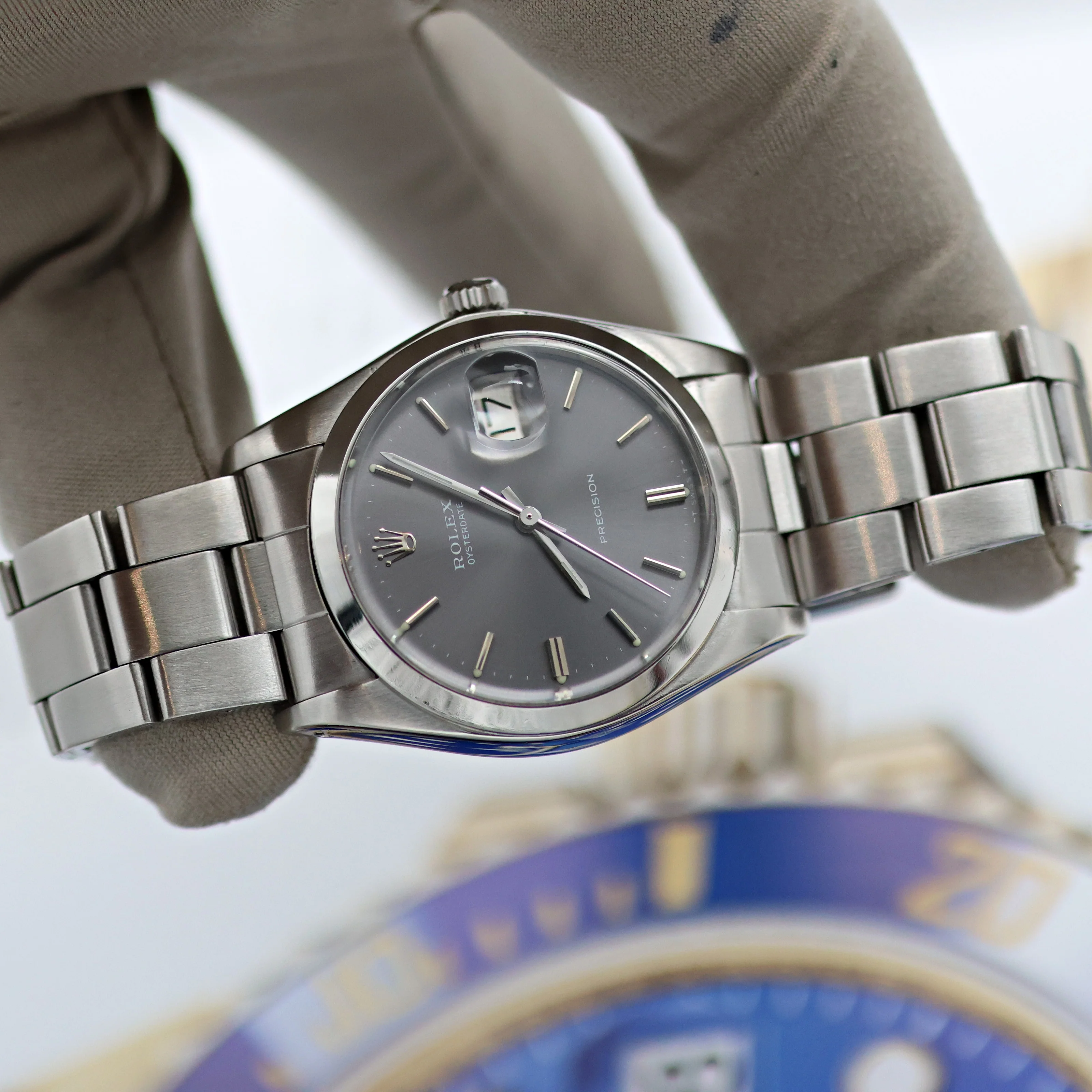 Rolex Precision Date ref. 6694 Grey Dial - Oyster Vintage Bracelet - Image 14