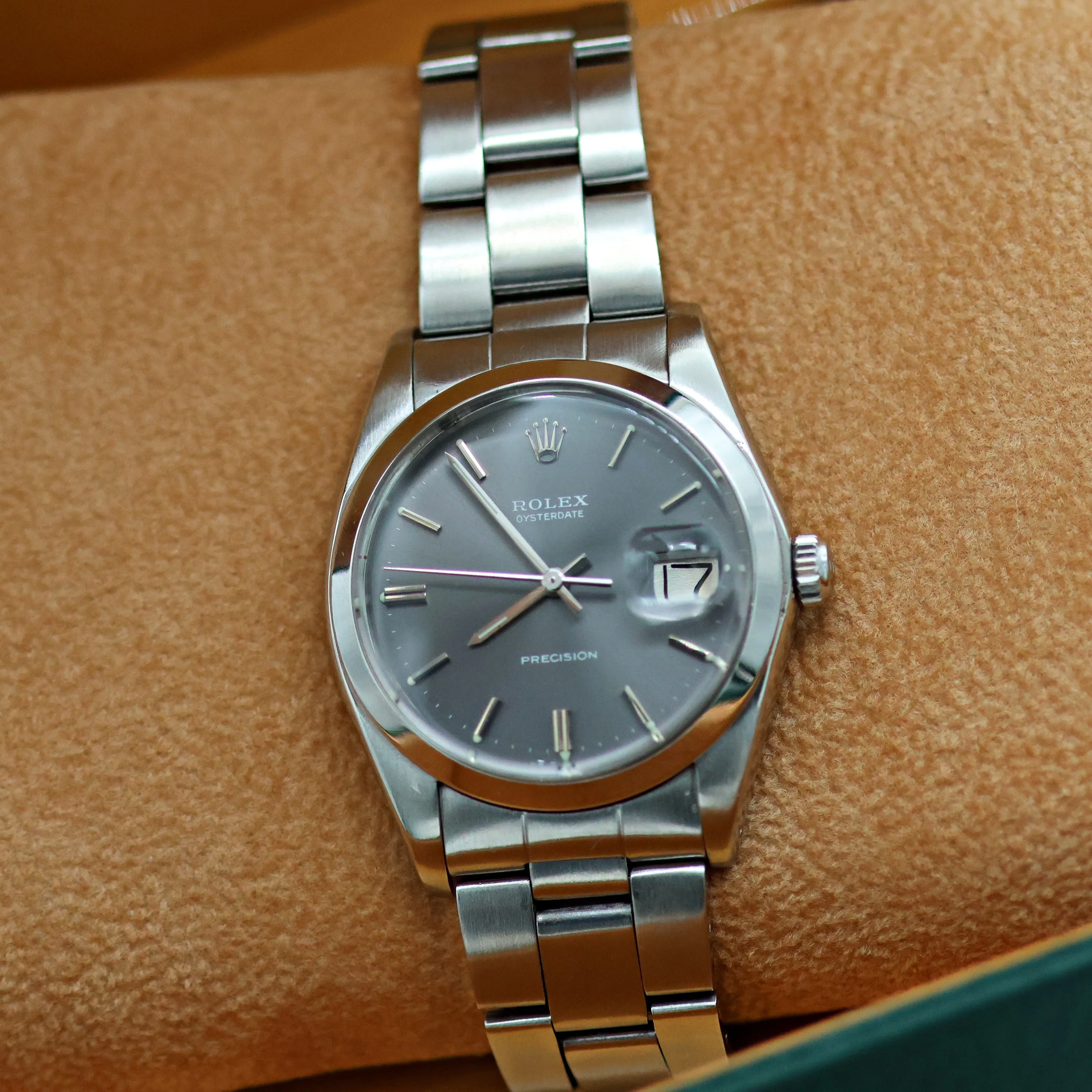 Rolex Precision Date ref. 6694 Grey Dial - Oyster Vintage Bracelet - Image 3
