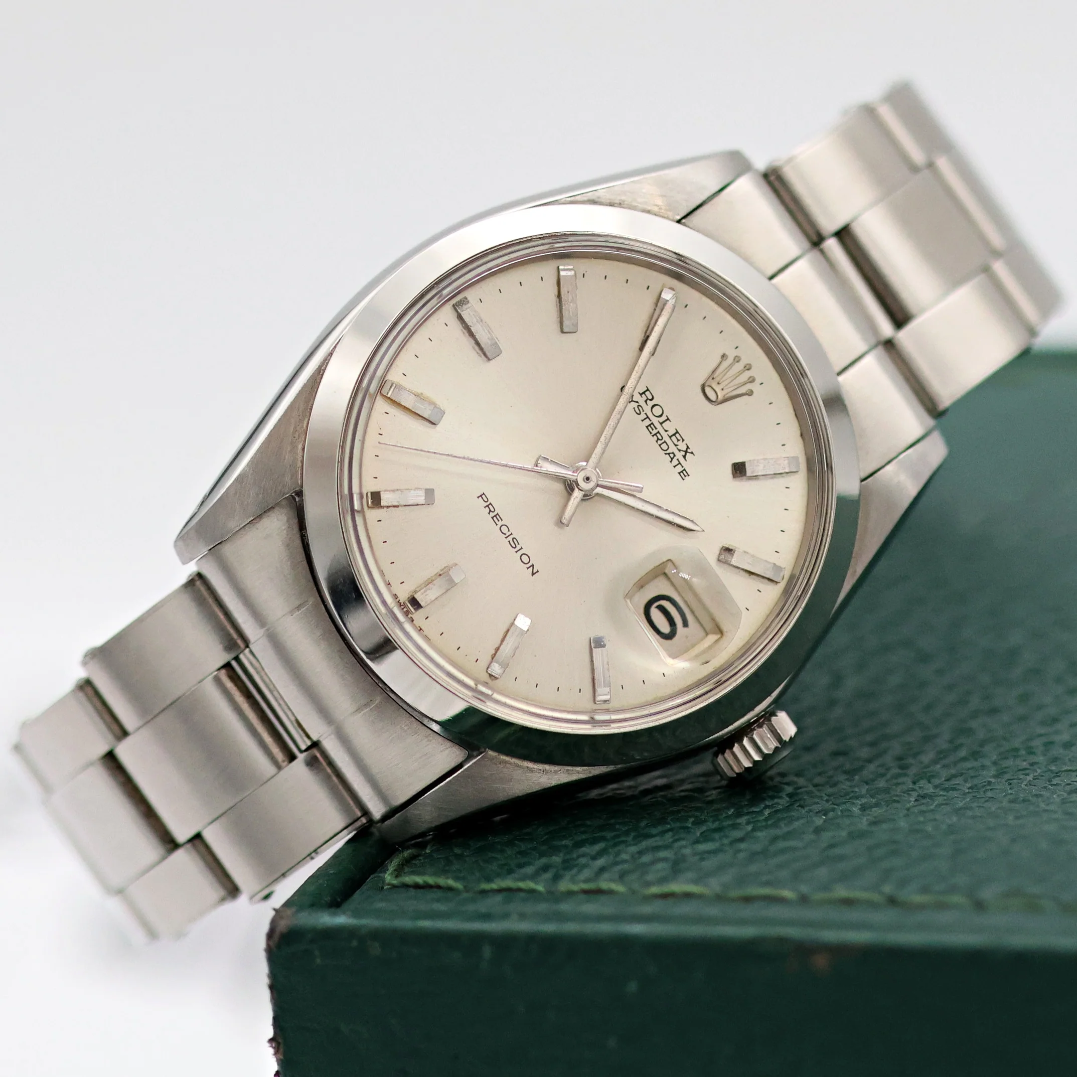 Rolex Precision ref. 6694 - Silver Dial - Oyster Rivet Bracelet - Image 4