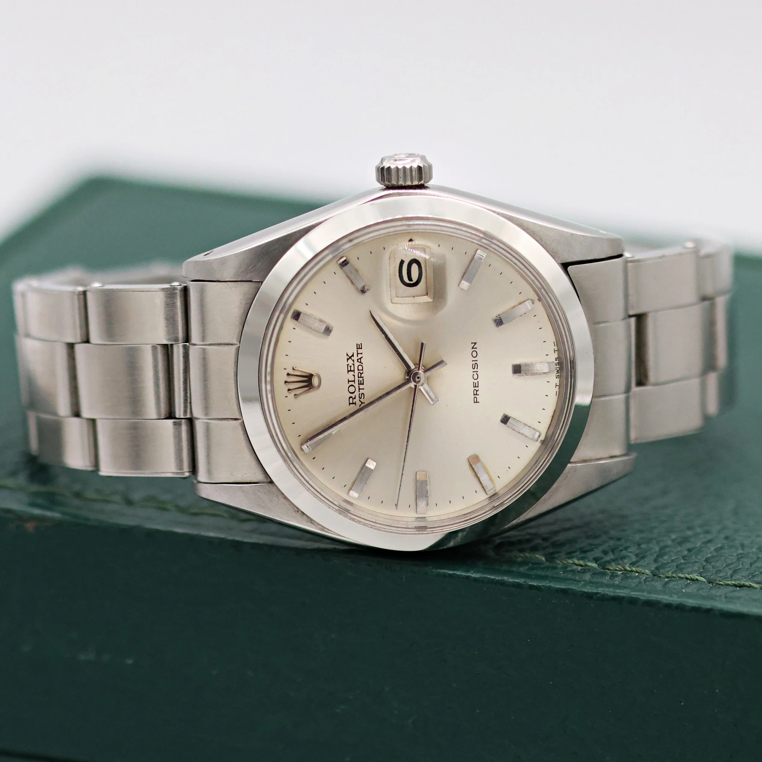 Rolex Precision ref. 6694 - Silver Dial - Oyster Rivet Bracelet - Image 5