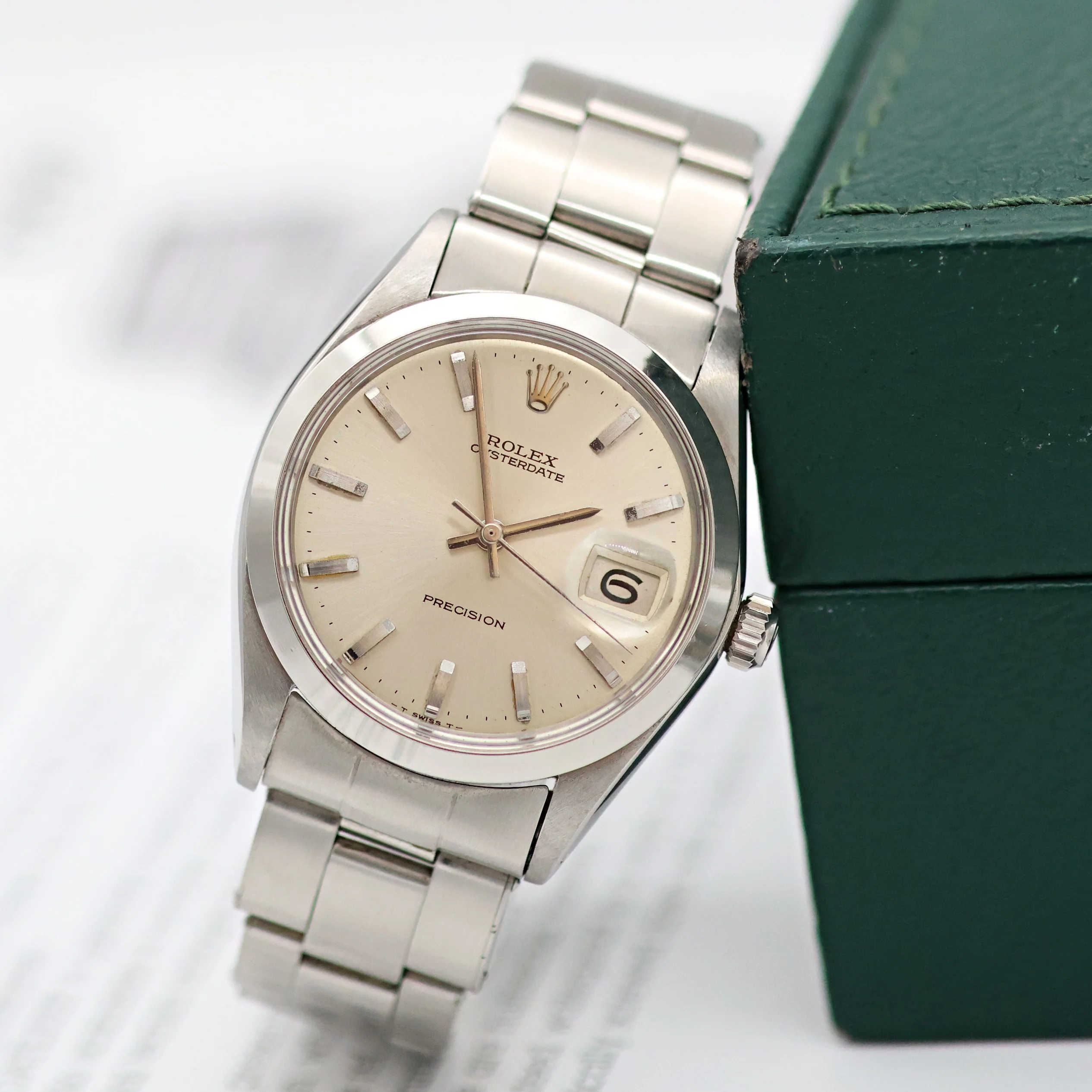 Rolex Precision ref. 6694 - Silver Dial - Oyster Rivet Bracelet - Image 7