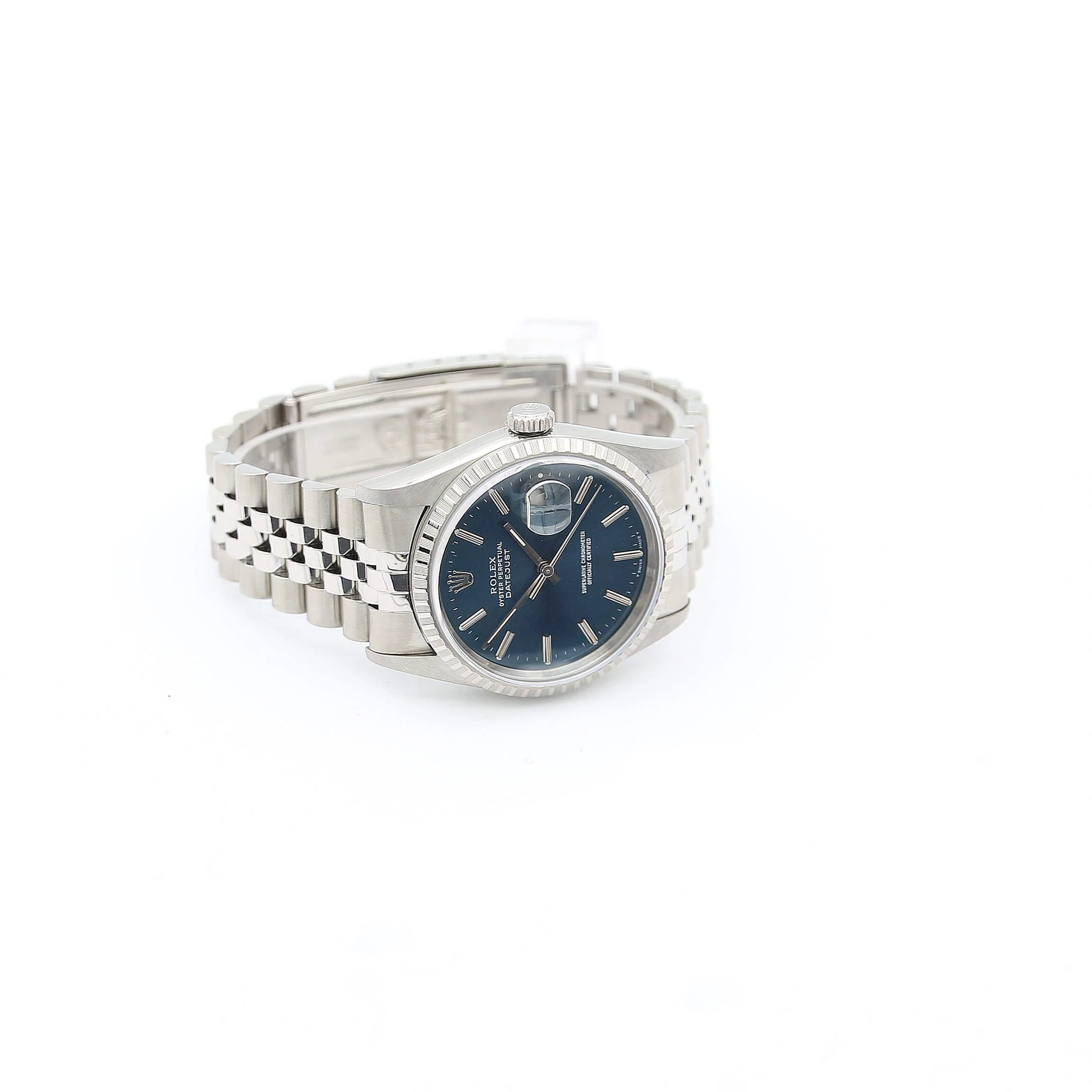 Rolex ref. 16220 Blue Dial Jubilee Bracelet - Image 4