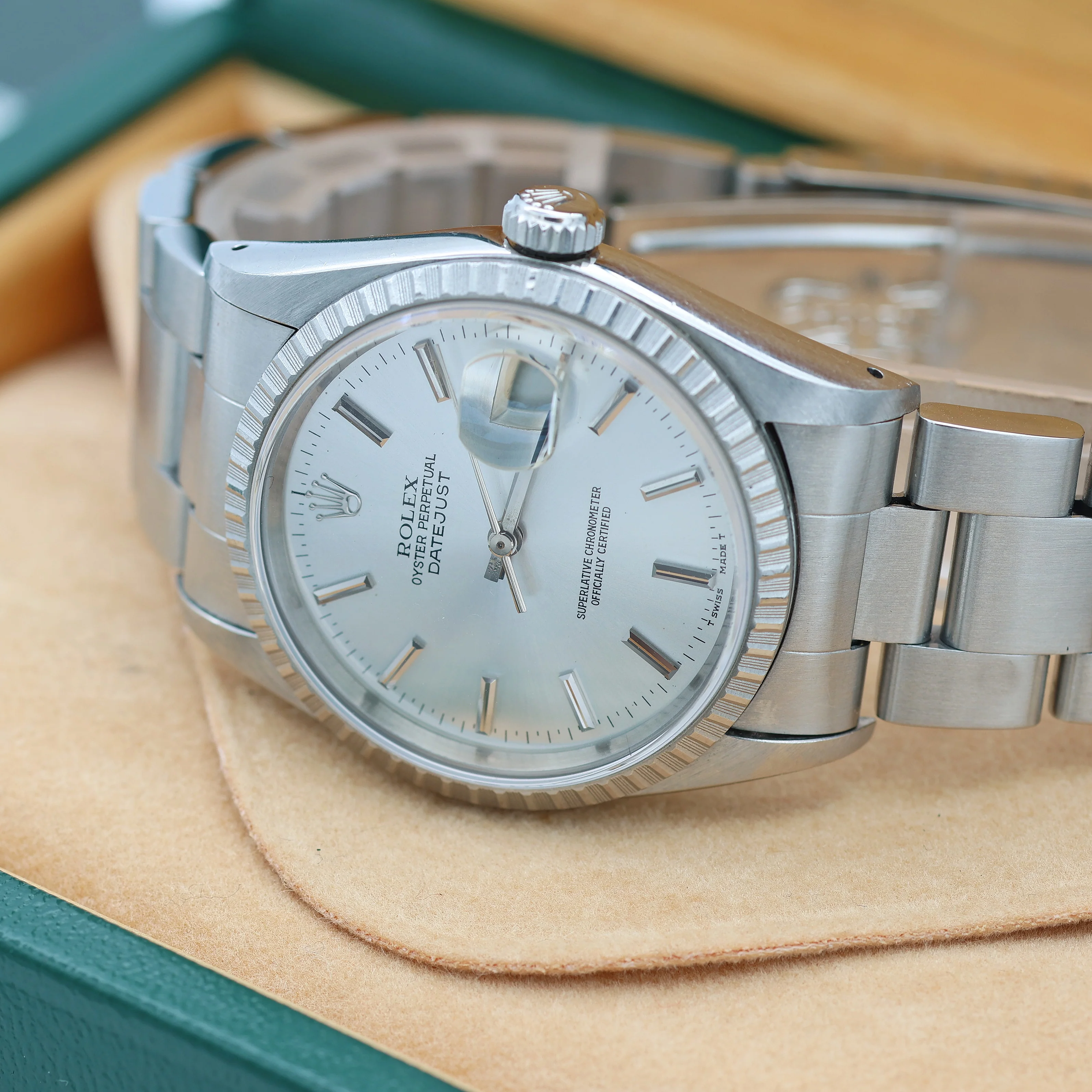 Rolex ref. 16220 Silver Dial - Oyster Bracelet - Image 3