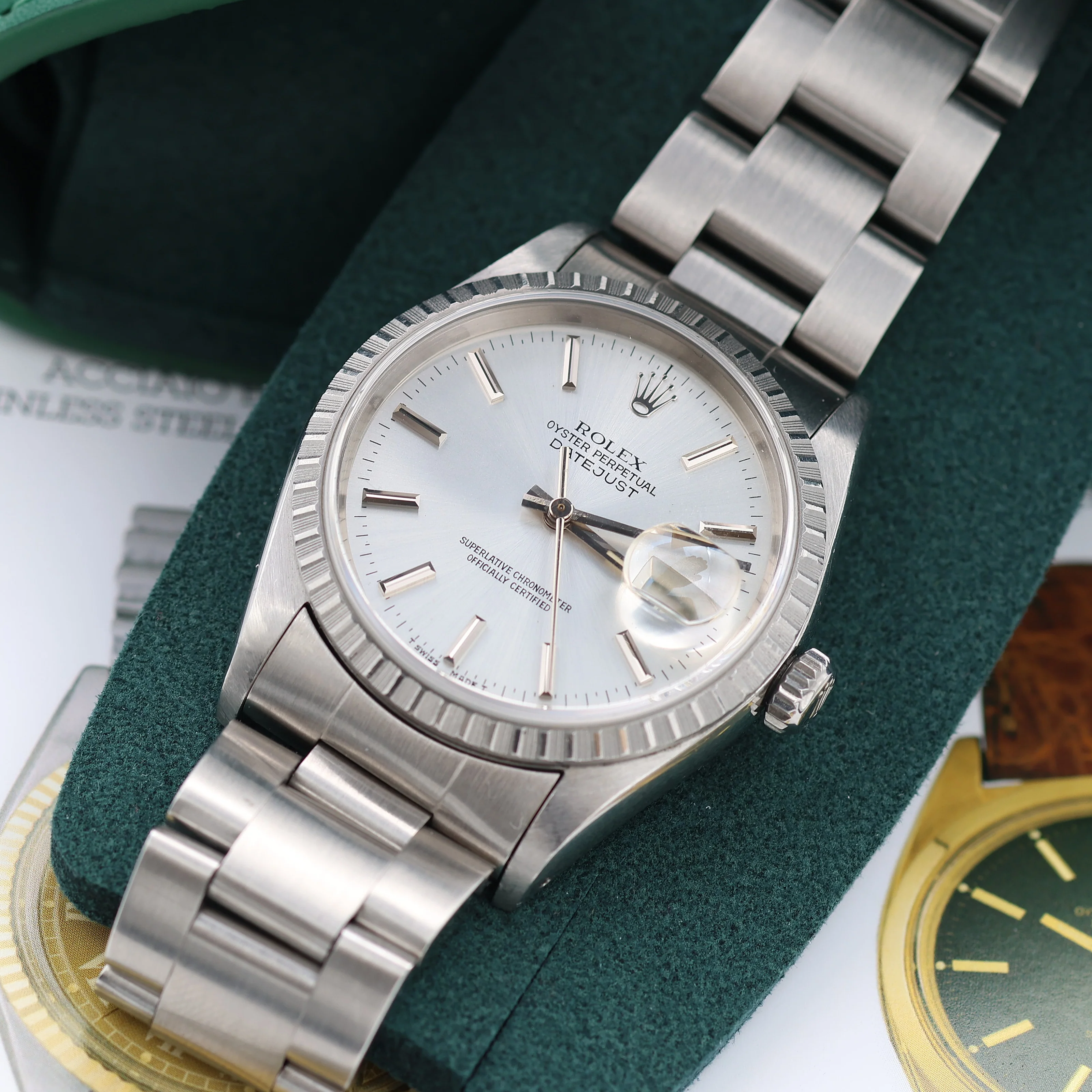 Rolex ref. 16220 Silver Dial - Oyster Bracelet - Image 4