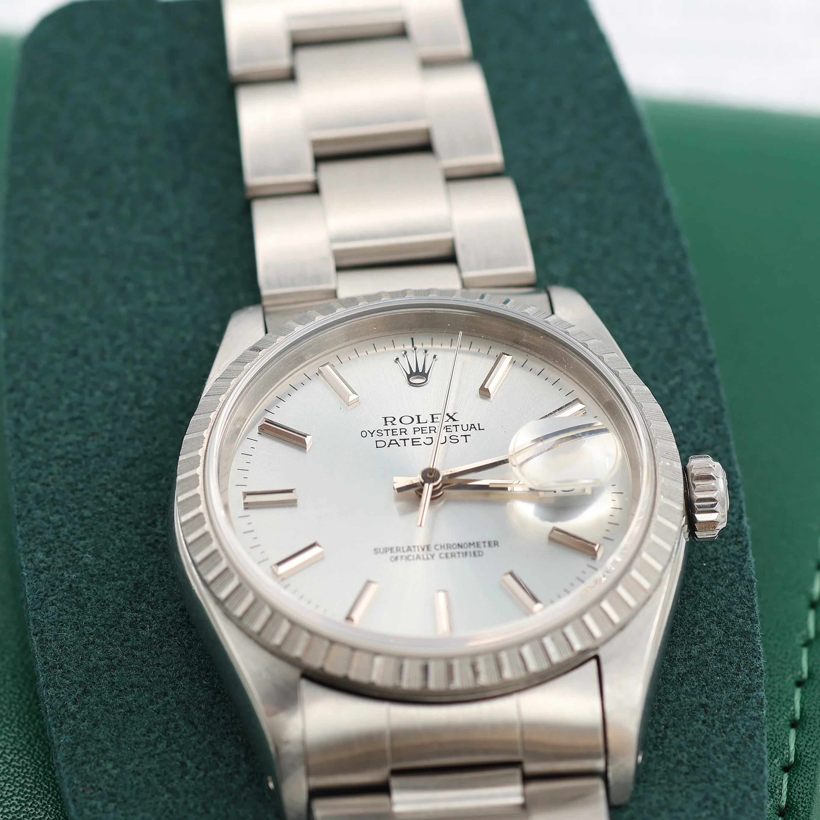 Rolex ref. 16220 Silver Dial - Oyster Bracelet - Image 5