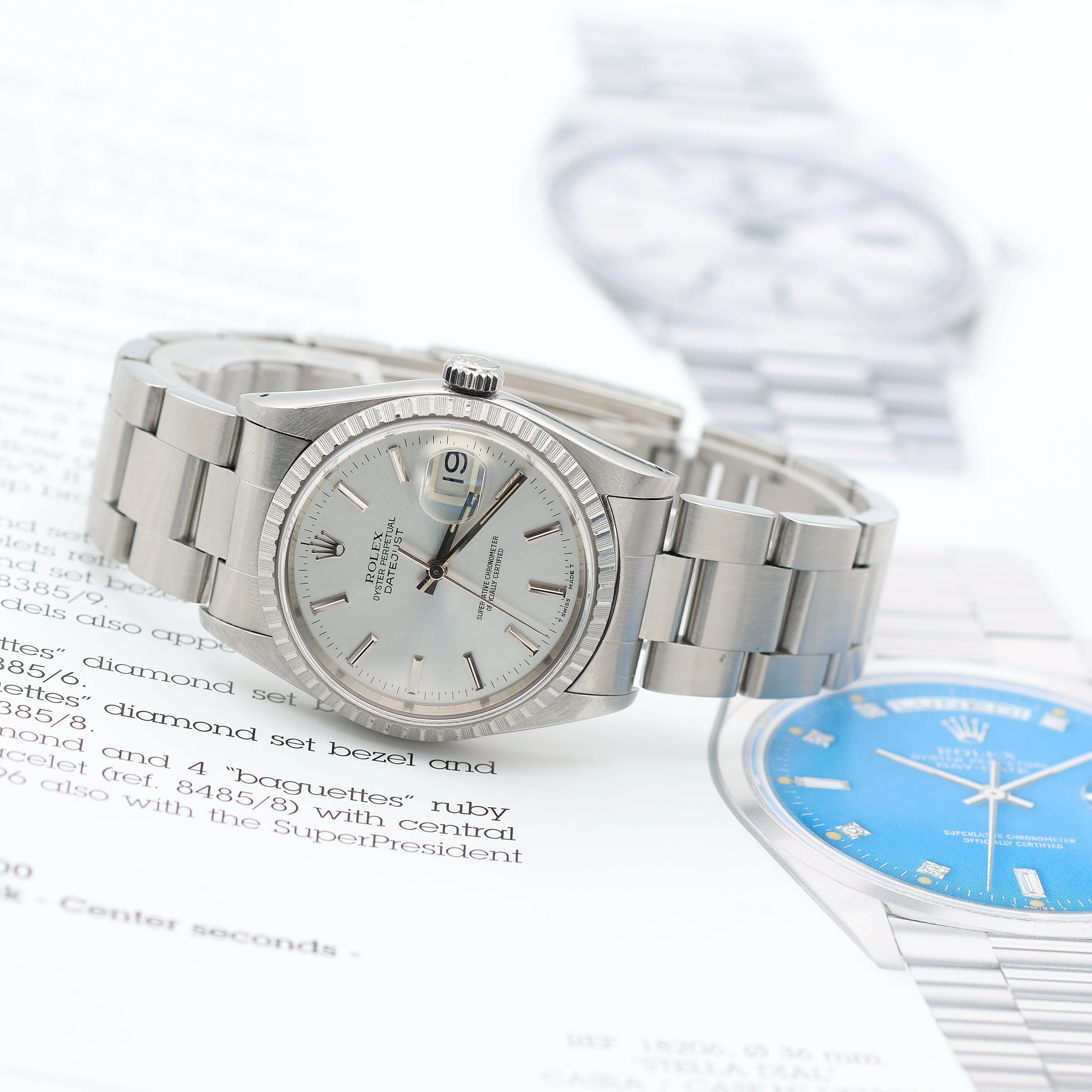 Rolex ref. 16220 Silver Dial - Oyster Bracelet - Image 9