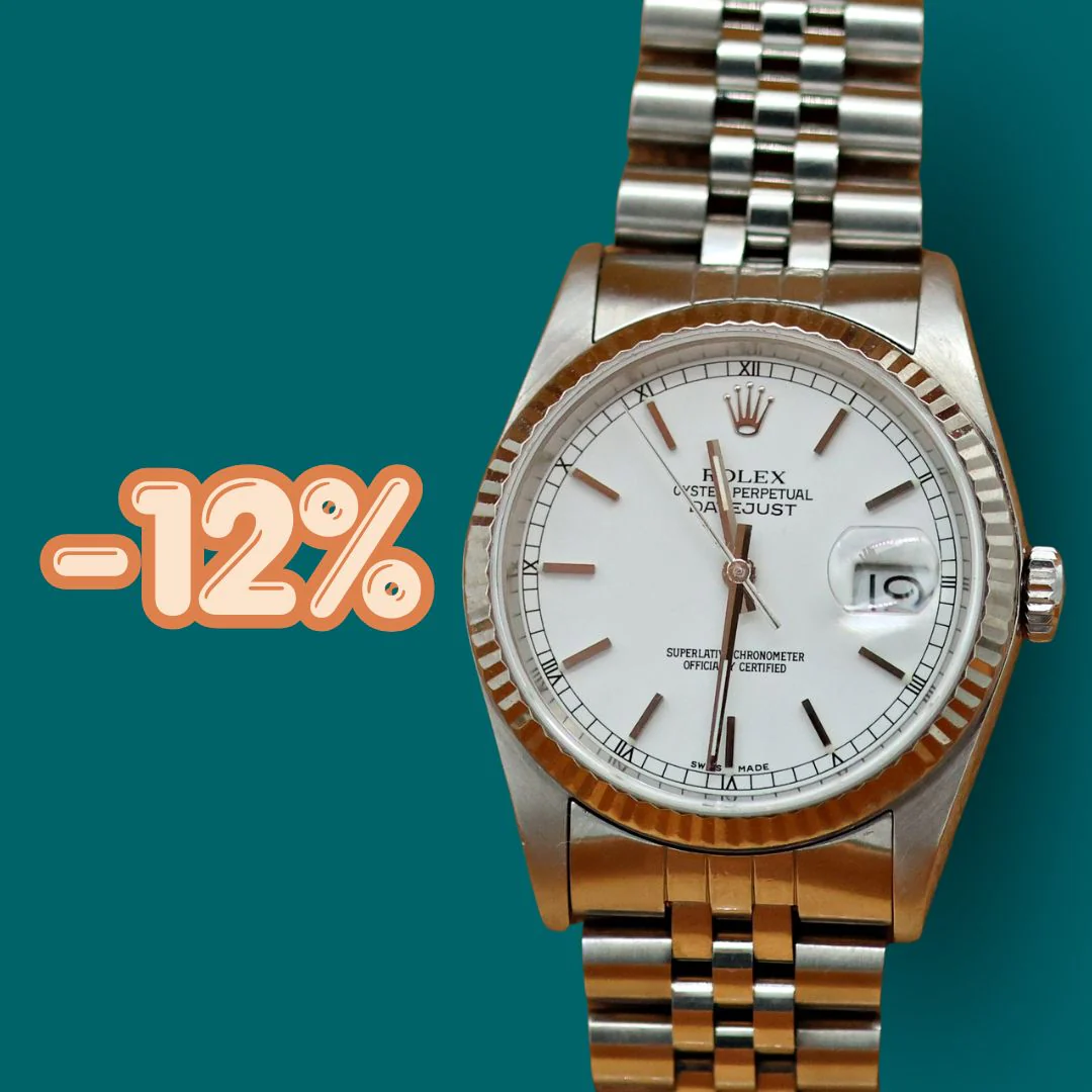 ON SALE: Rolex ref. 16234 White Circle Dial - Jubilee Bracelet