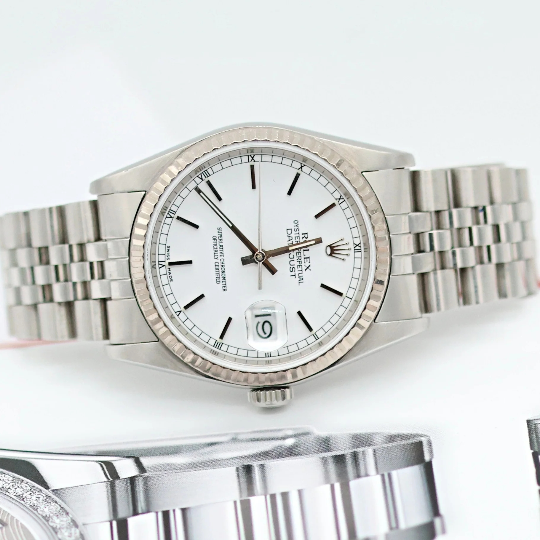ON SALE: Rolex ref. 16234 White Circle Dial - Jubilee Bracelet - Image 12