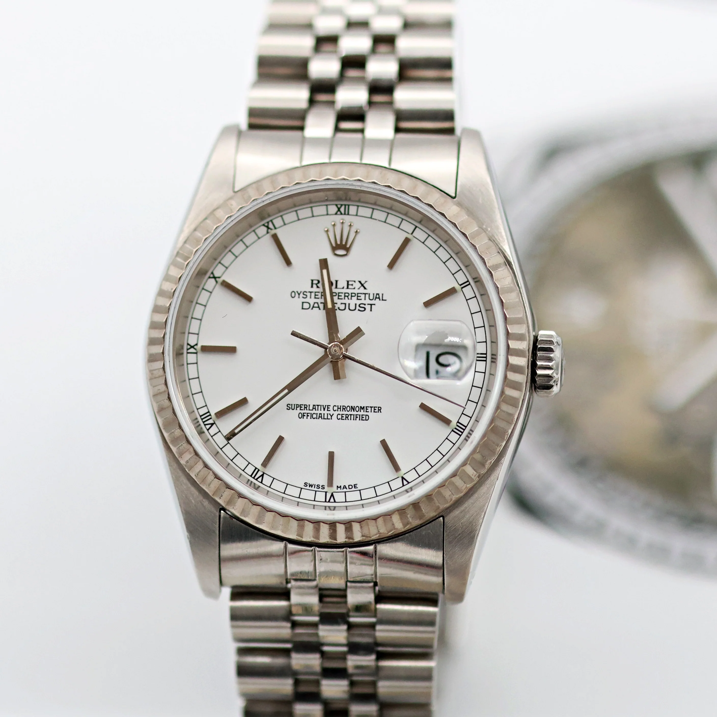 ON SALE: Rolex ref. 16234 White Circle Dial - Jubilee Bracelet - Image 7