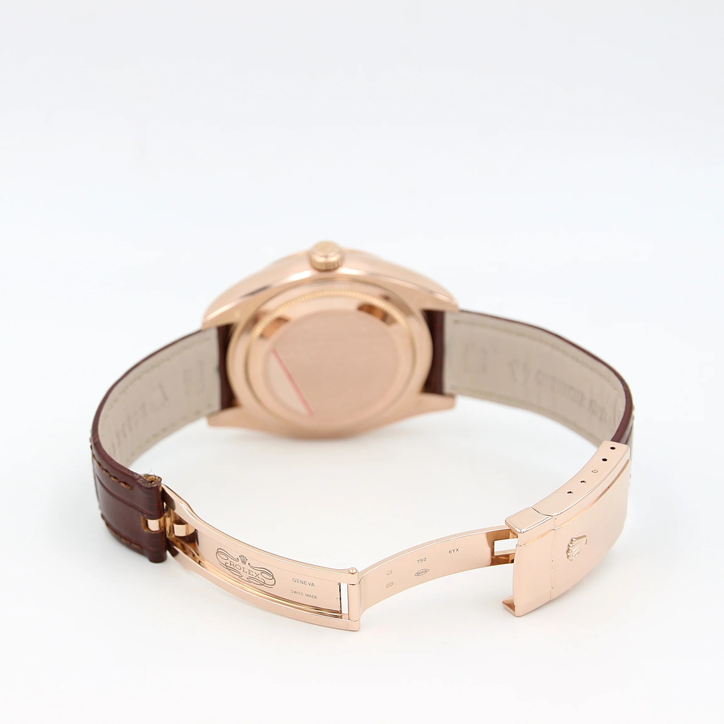 Rolex Sky-Dweller ref. 326135 Rose Gold Leather Strap - Image 9